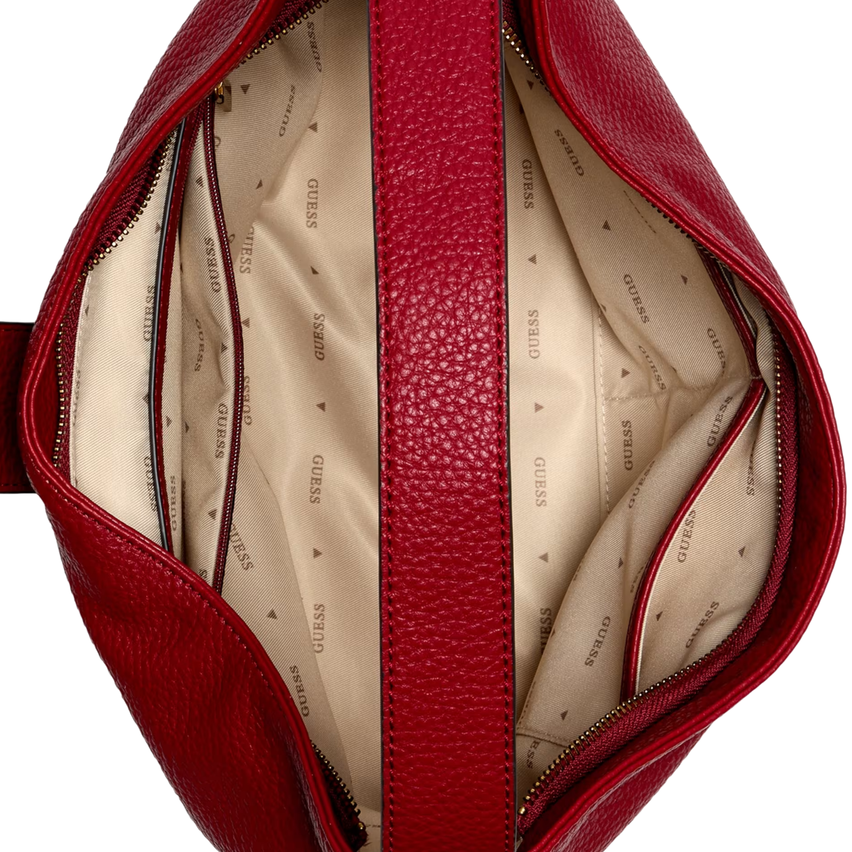 Guess Women Camden Medium Shoulder Bag - Red