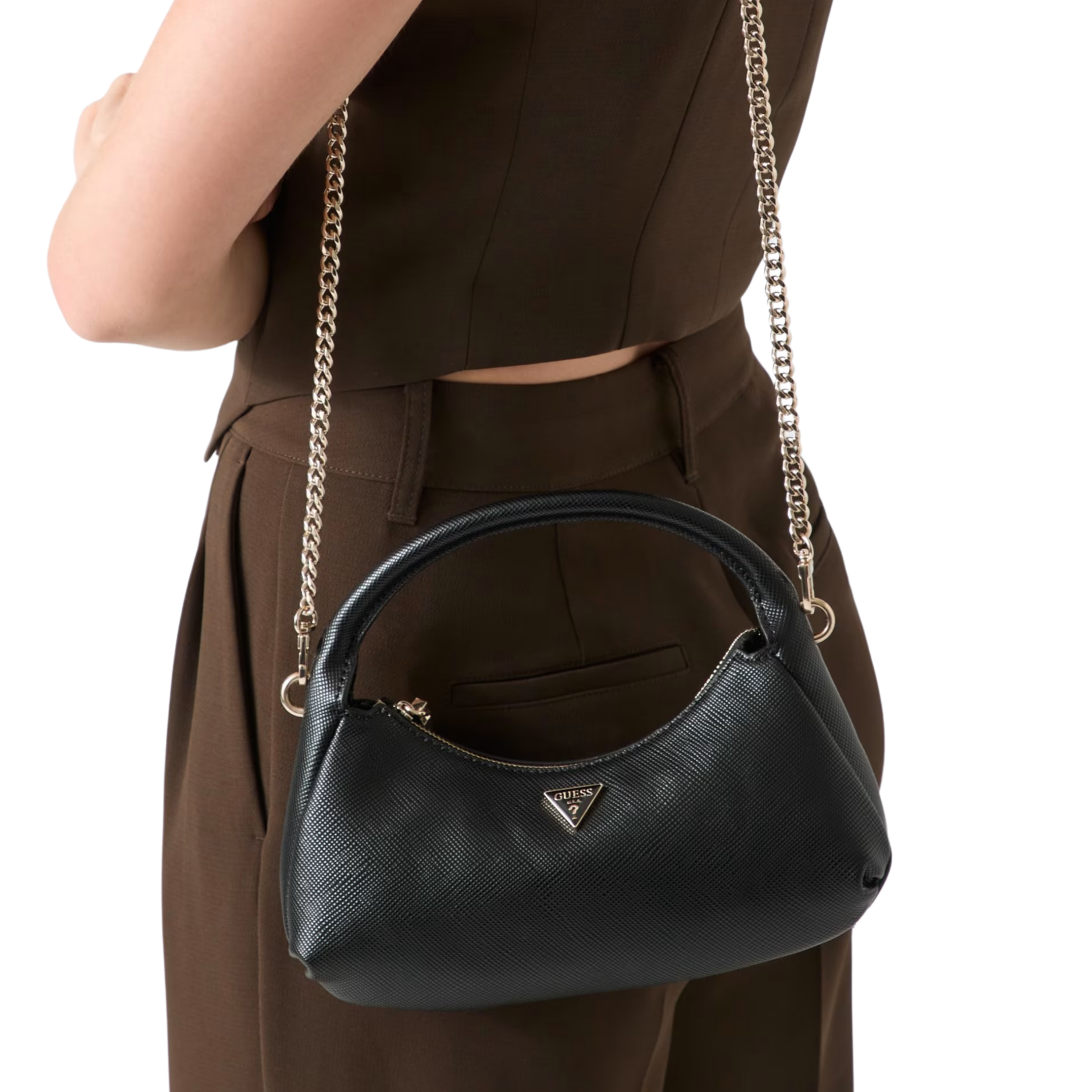 Guess Women Gilda Mini Hobo Bag - Black