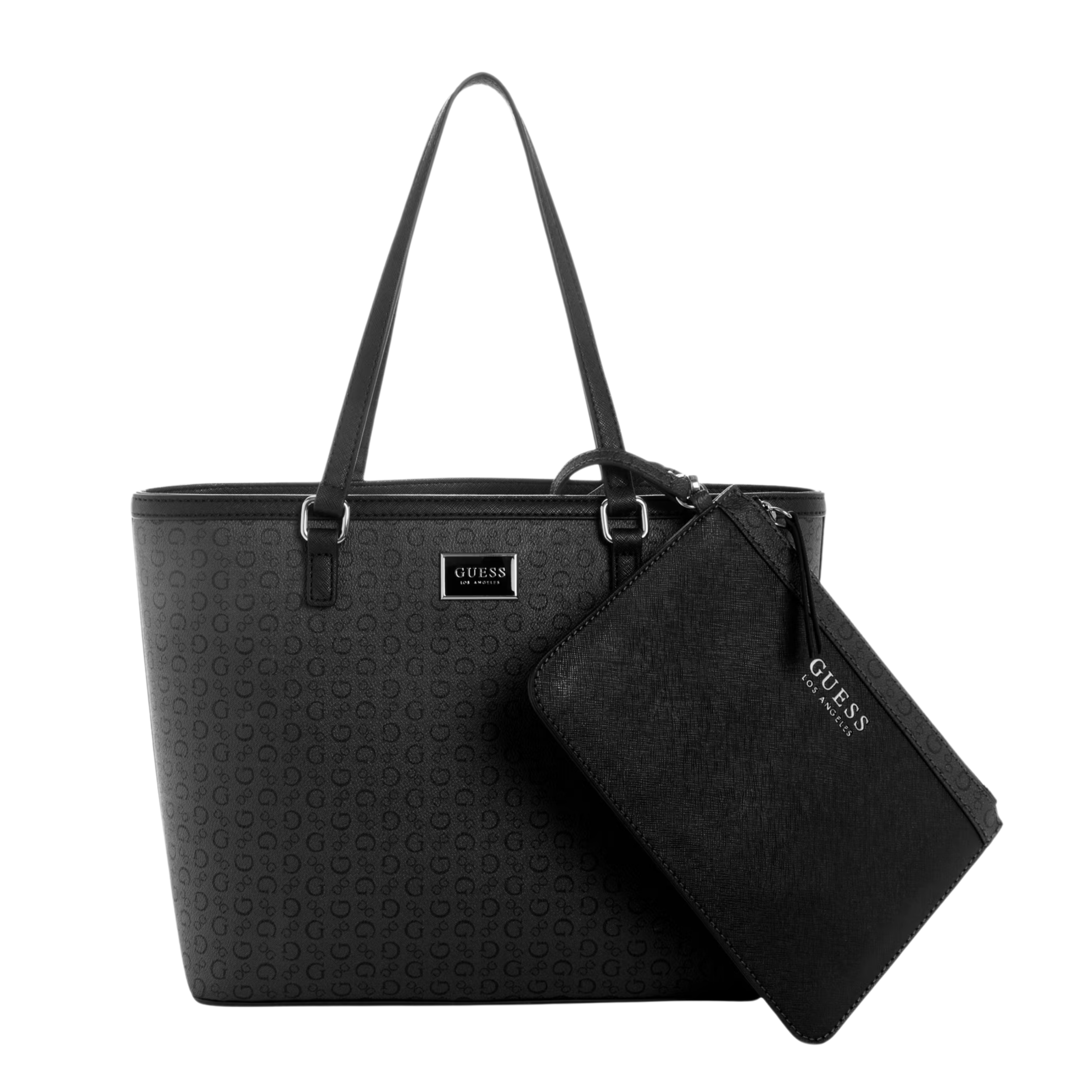 Guess Women Hilda Logo Tote - Black