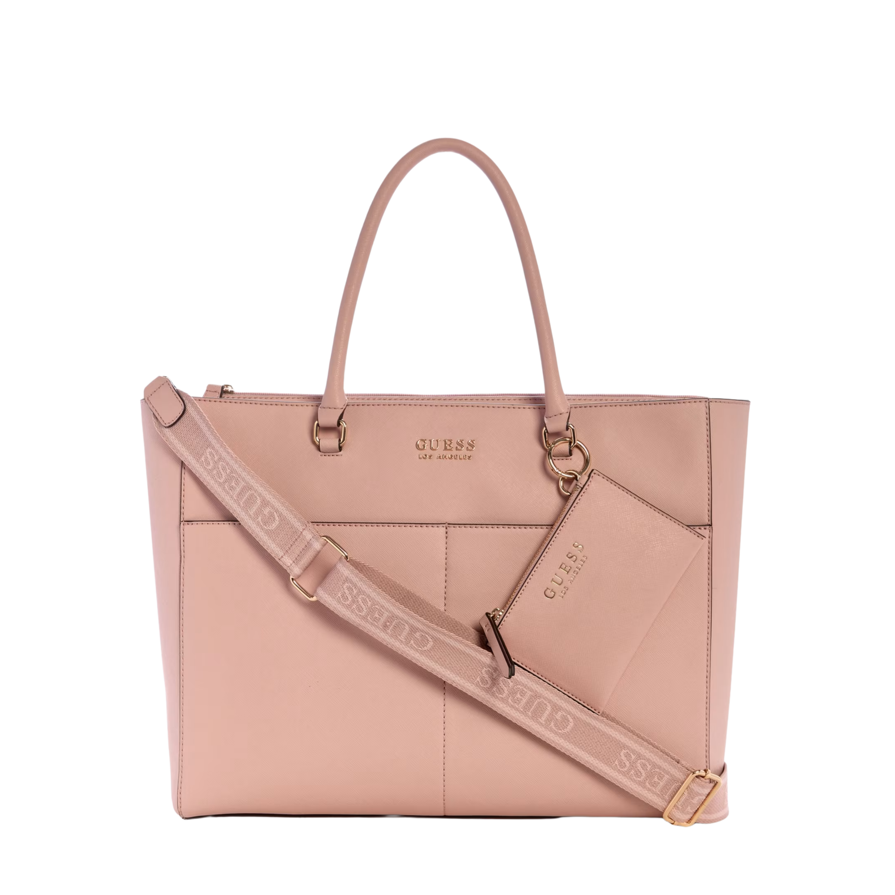 Guess Women Pennywise Faux Leather Carryall - Pink