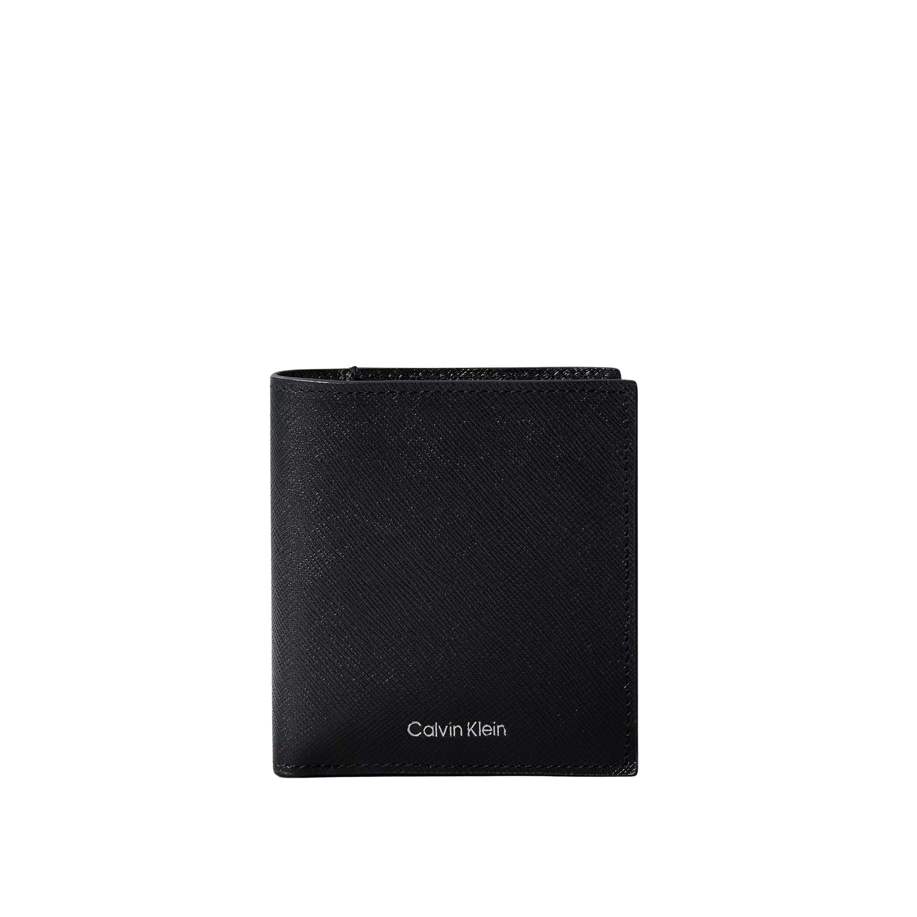 Calvin Klein Men Refined Saffiano Slim Bifold Wallet - Black