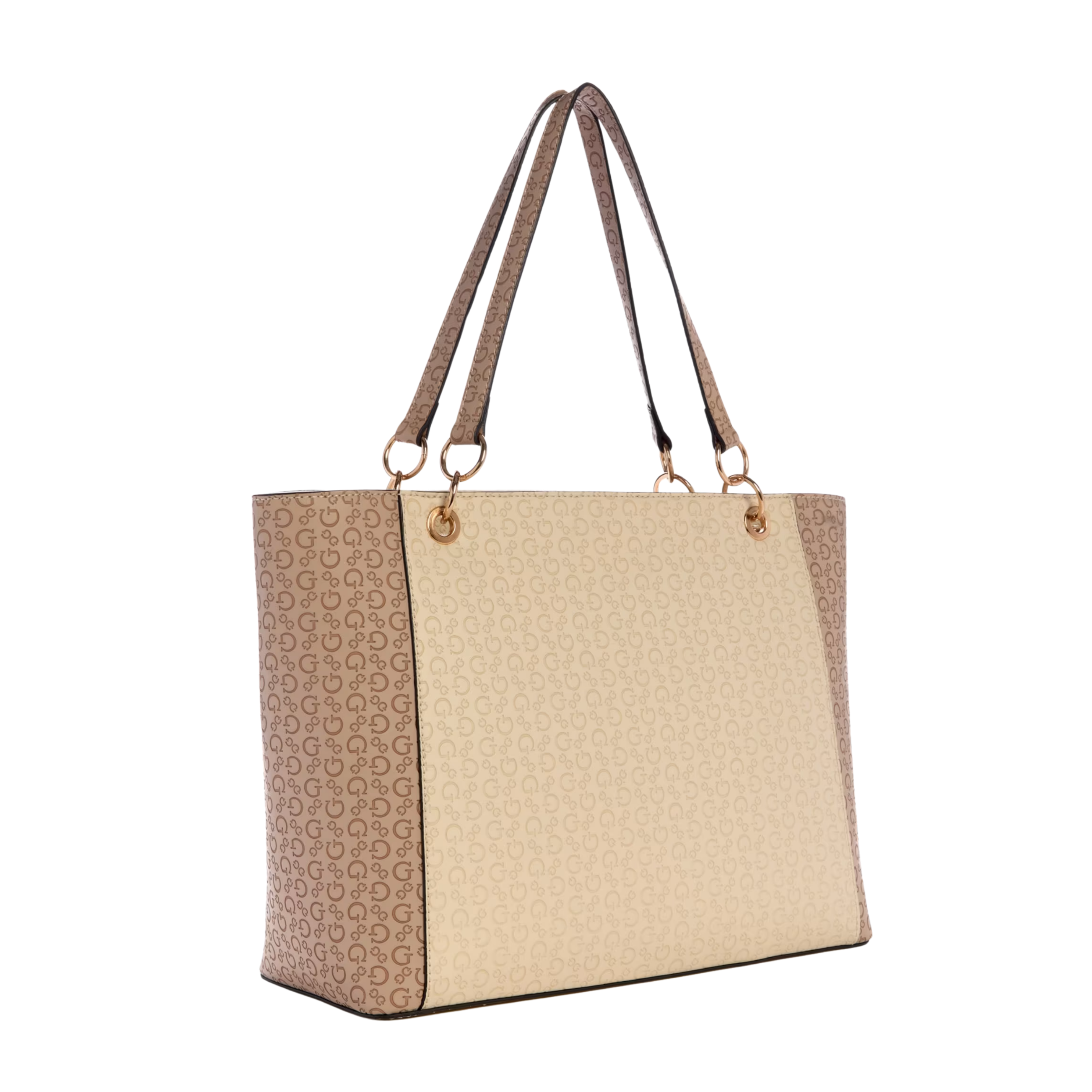 Guess Women Zakaria Debossed Logo Tote - Neutral