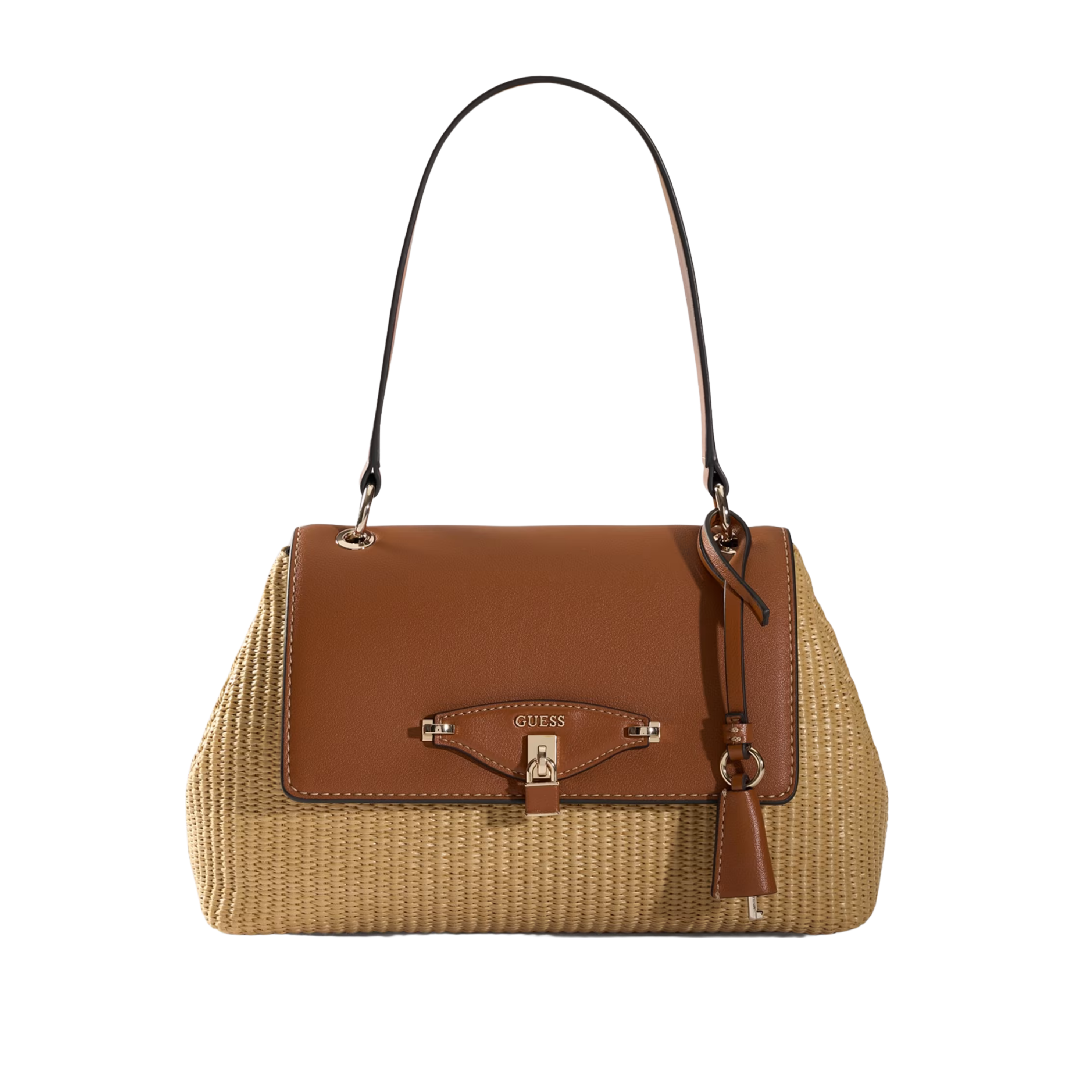 Guess Women Maggie Shoulder Bag - Natural Caramel