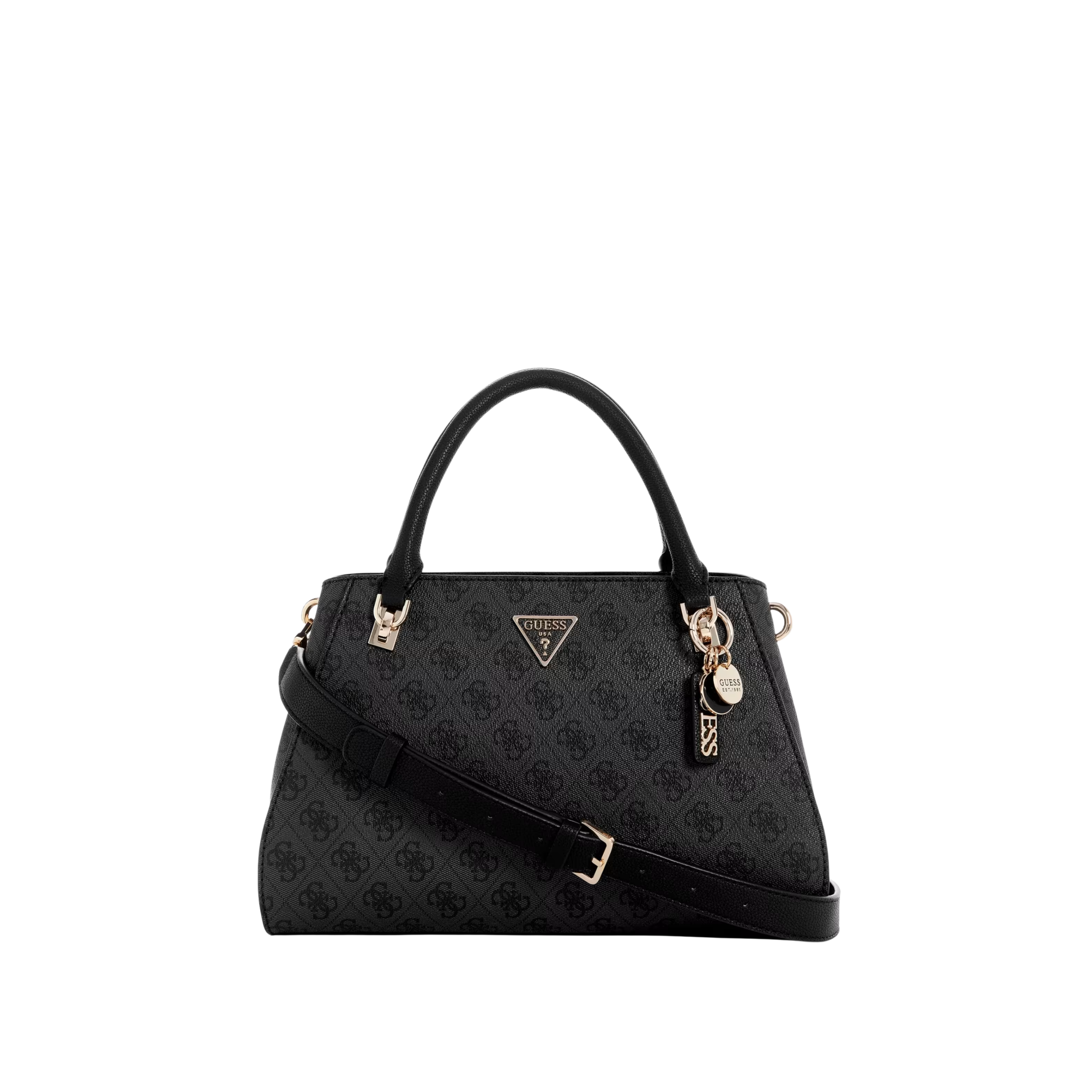 Guess Women Noelle Luxury Satchel - Black