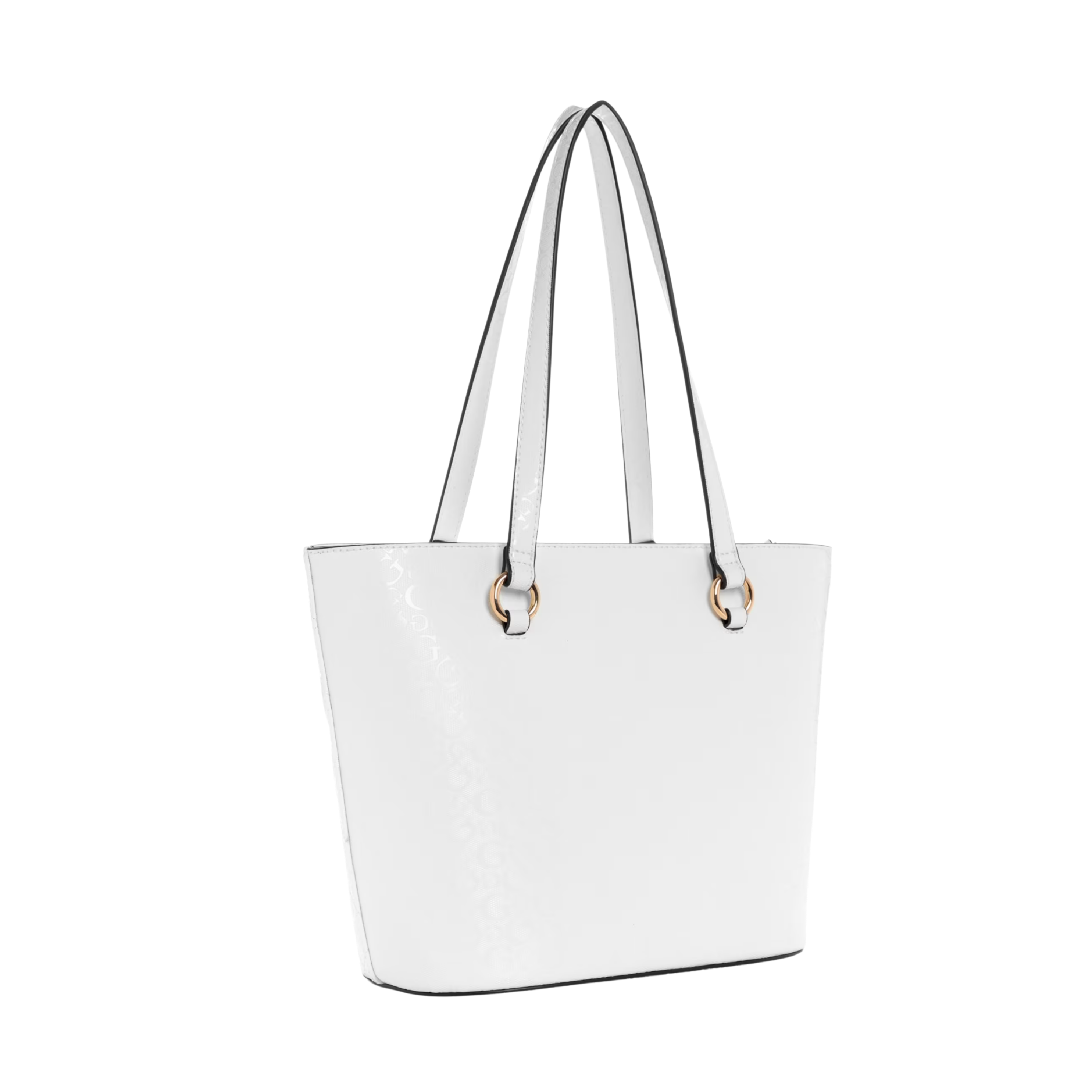 Guess Women Estonia Quilted Gshine Carryall - White