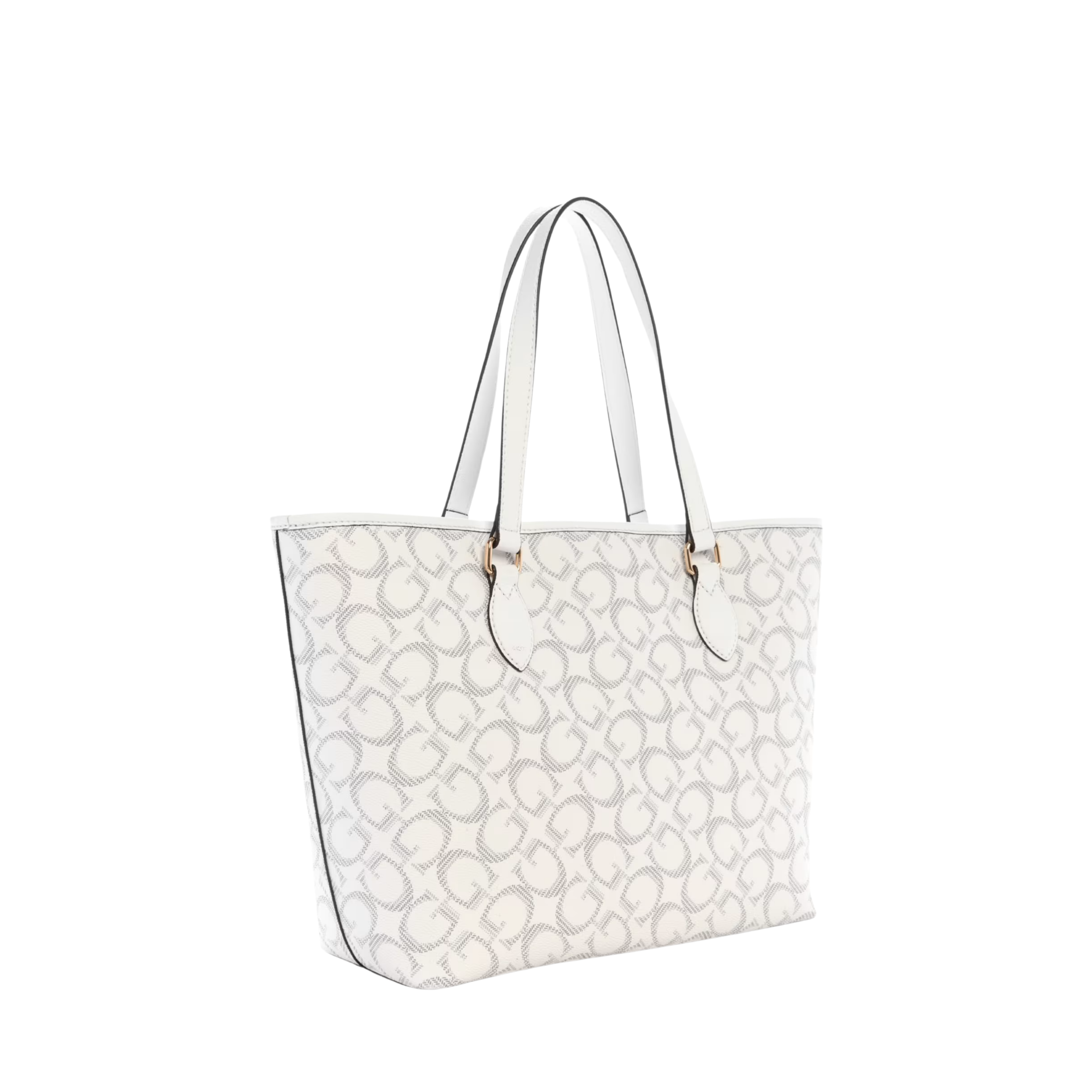Guess Women Romilly Logo Tote - White