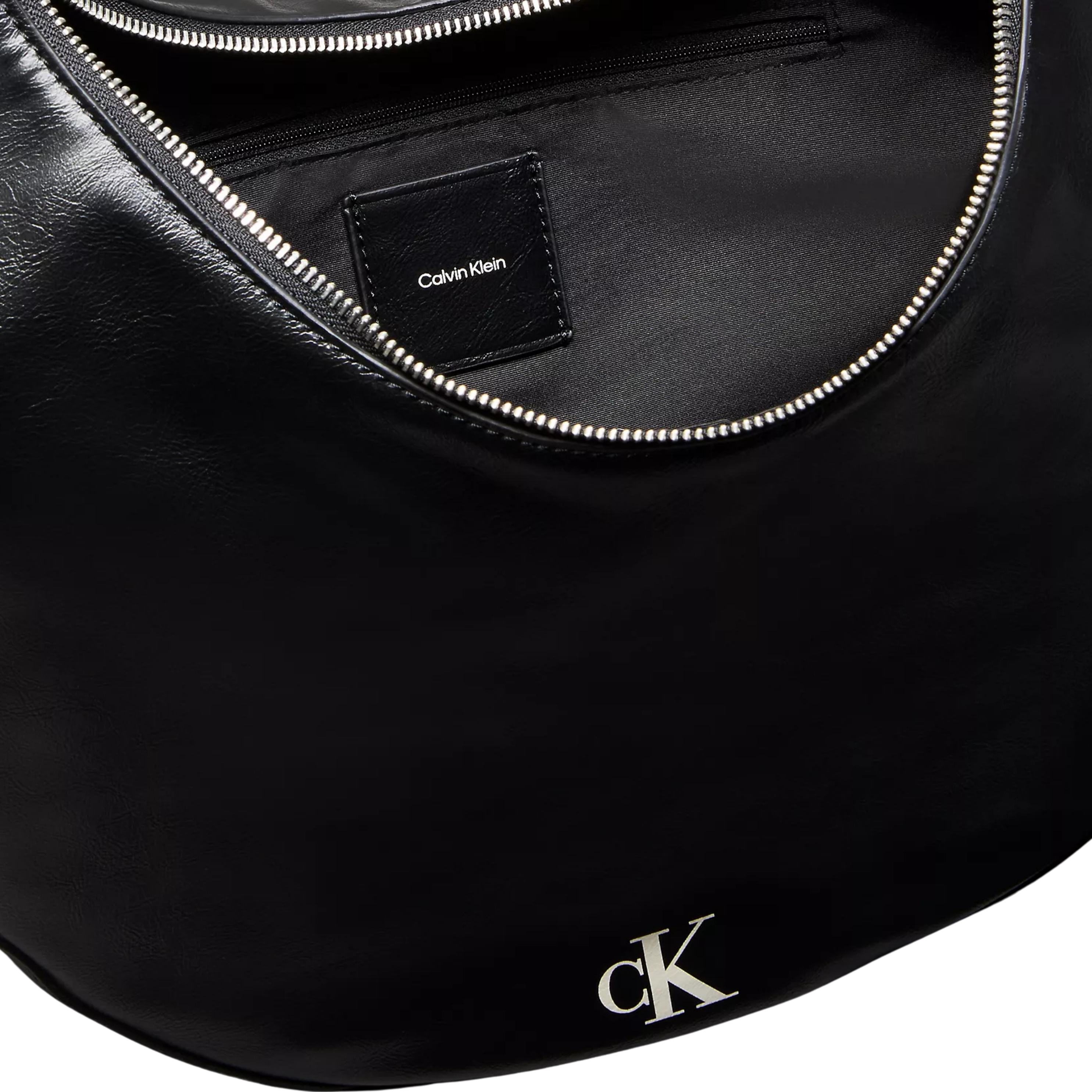 Calvin Klein Women Curved Convertible Crossbody Bag - Black