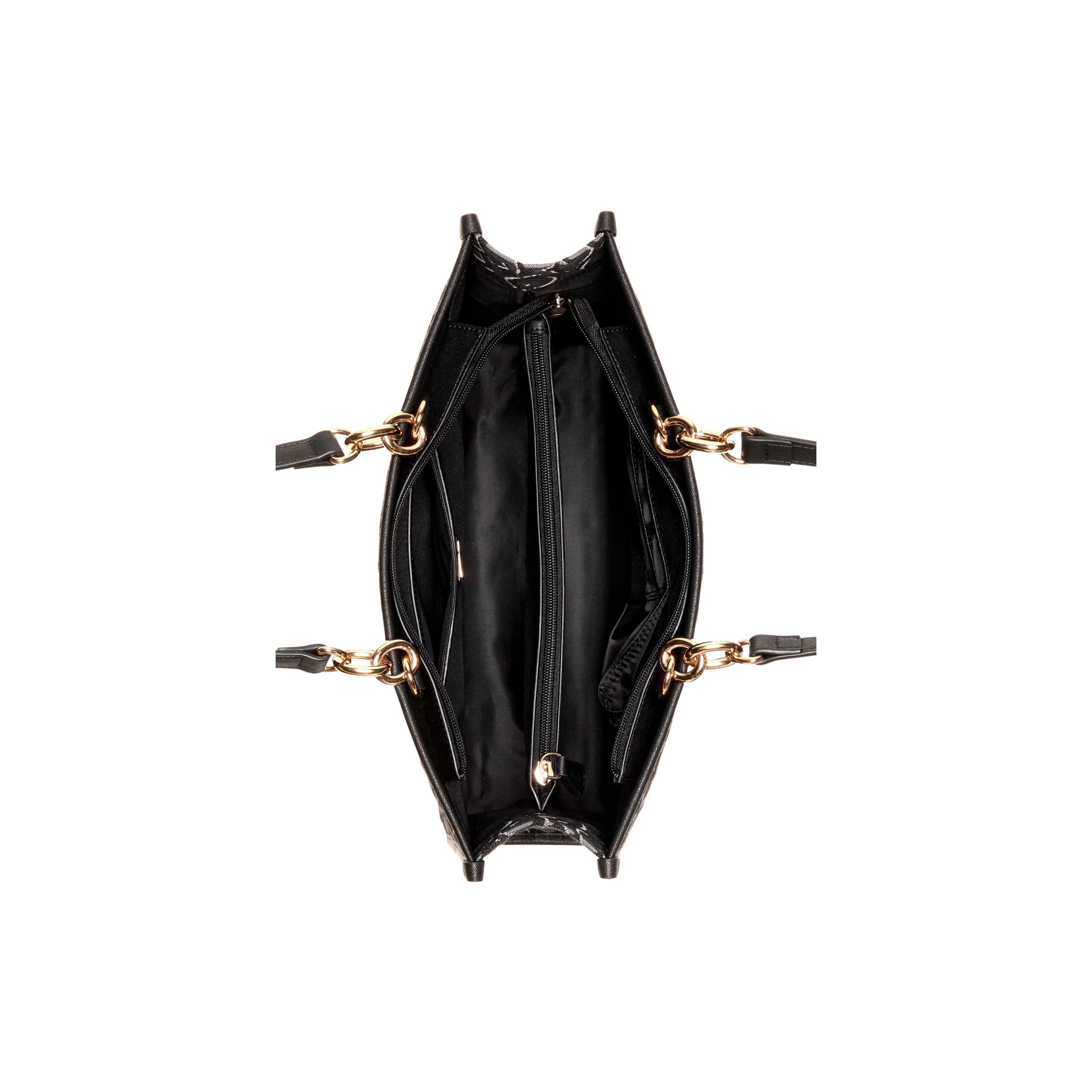 Guess Women Myrtille Jacquard Logo Tote - Black