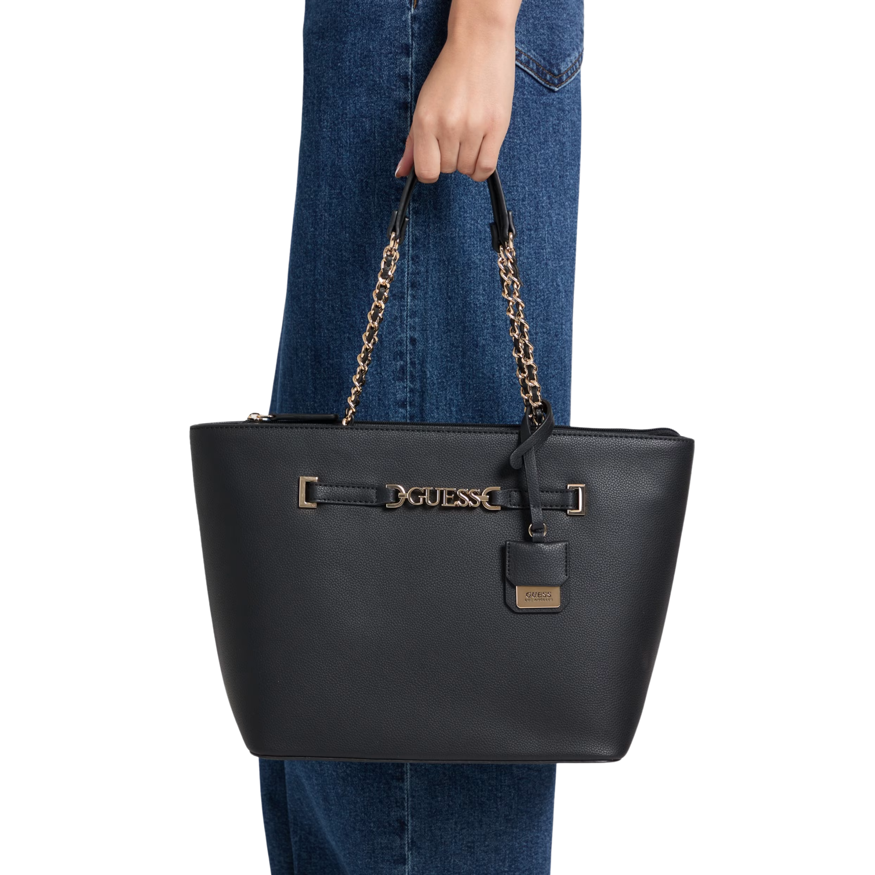 Guess Women Rhiannon Tote - Black