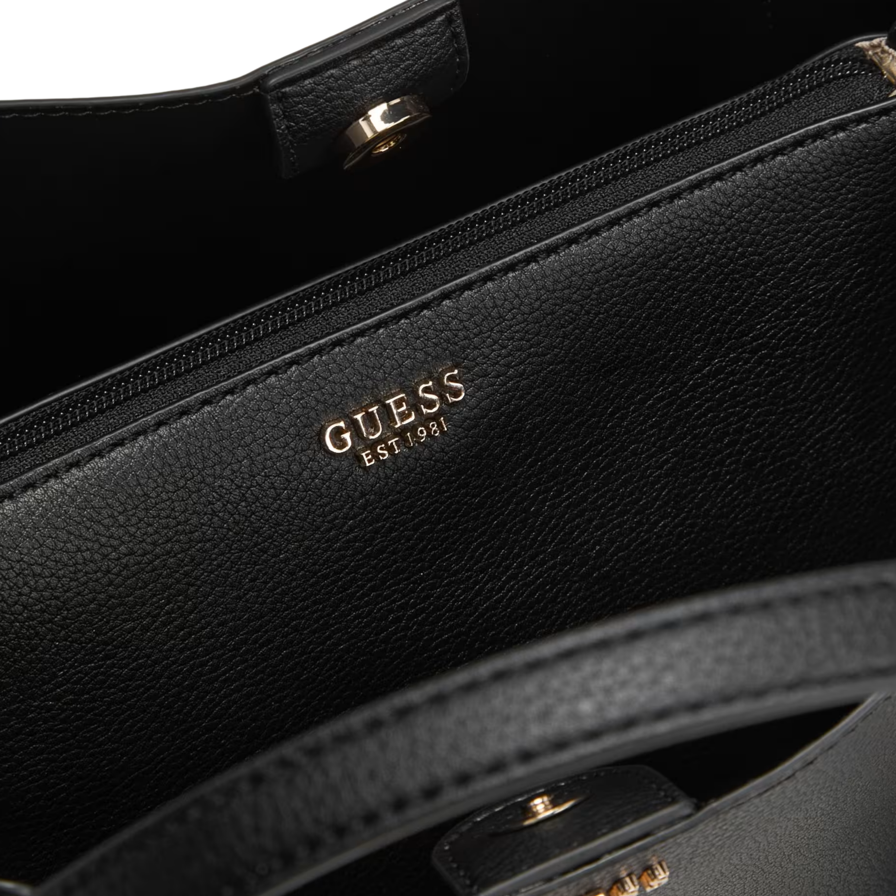 Guess Women Melody Satchel Bag - Black