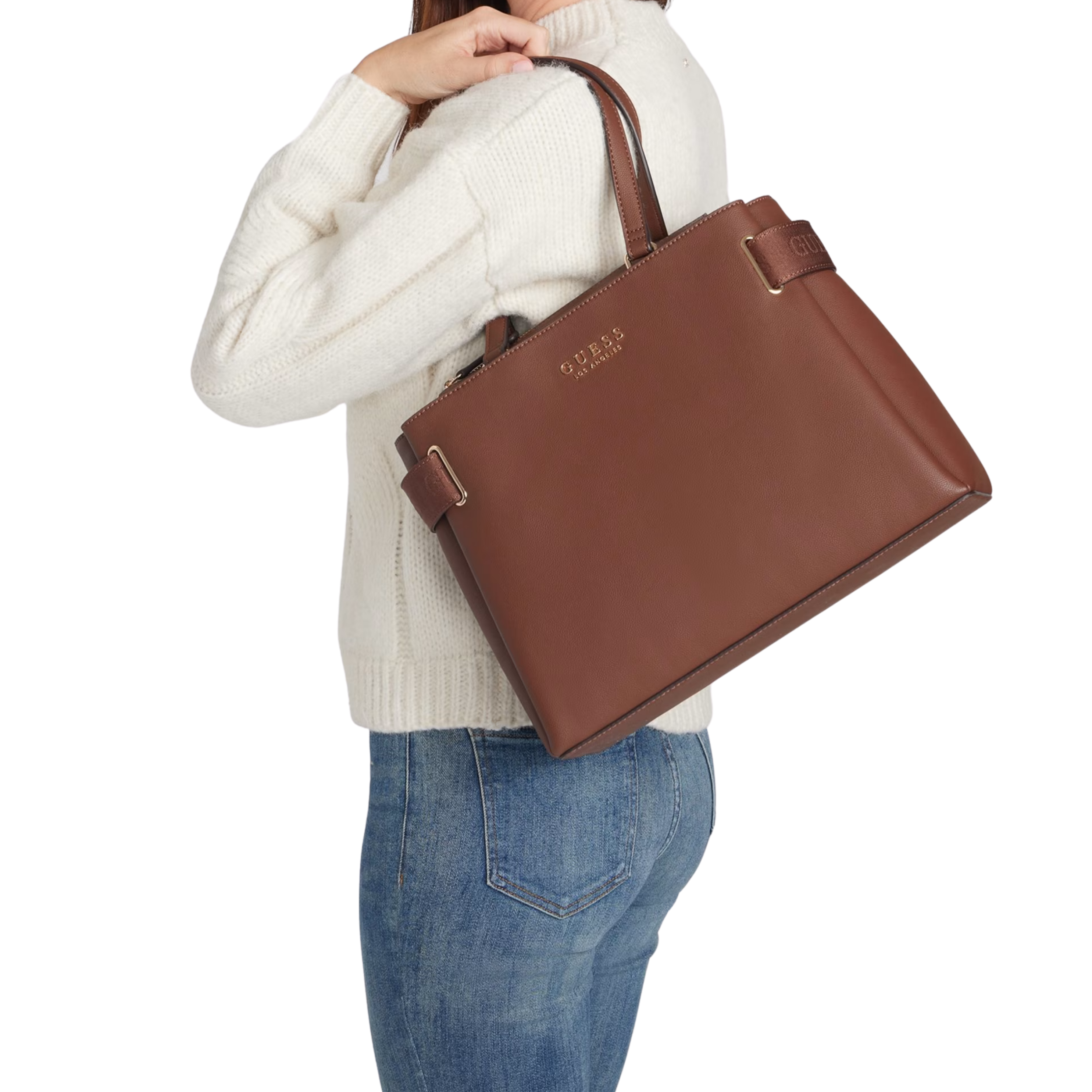 Guess Women Speranza Carryall - Brown