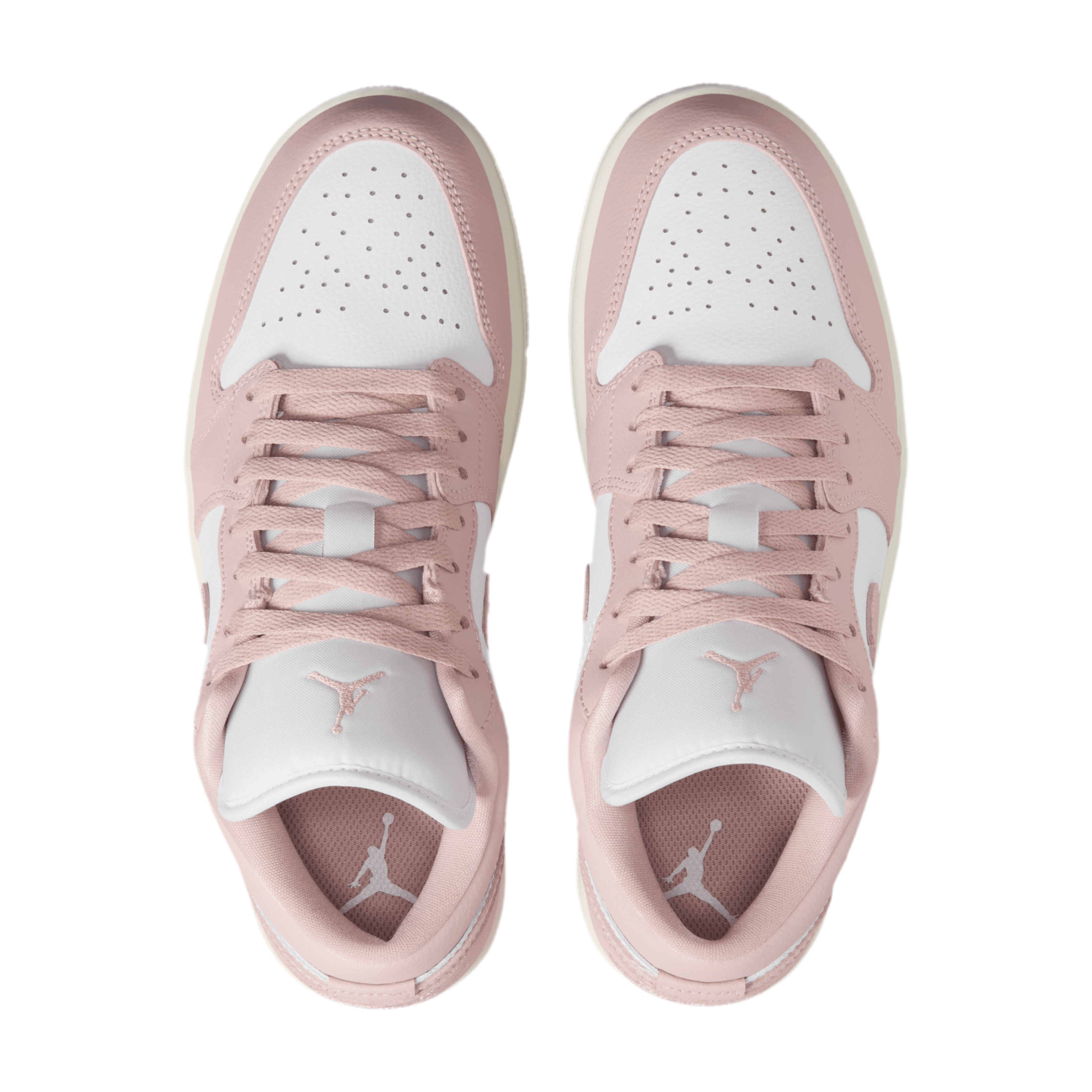 Nike Women's Air Jordan 1 Low - White Pink Oxford