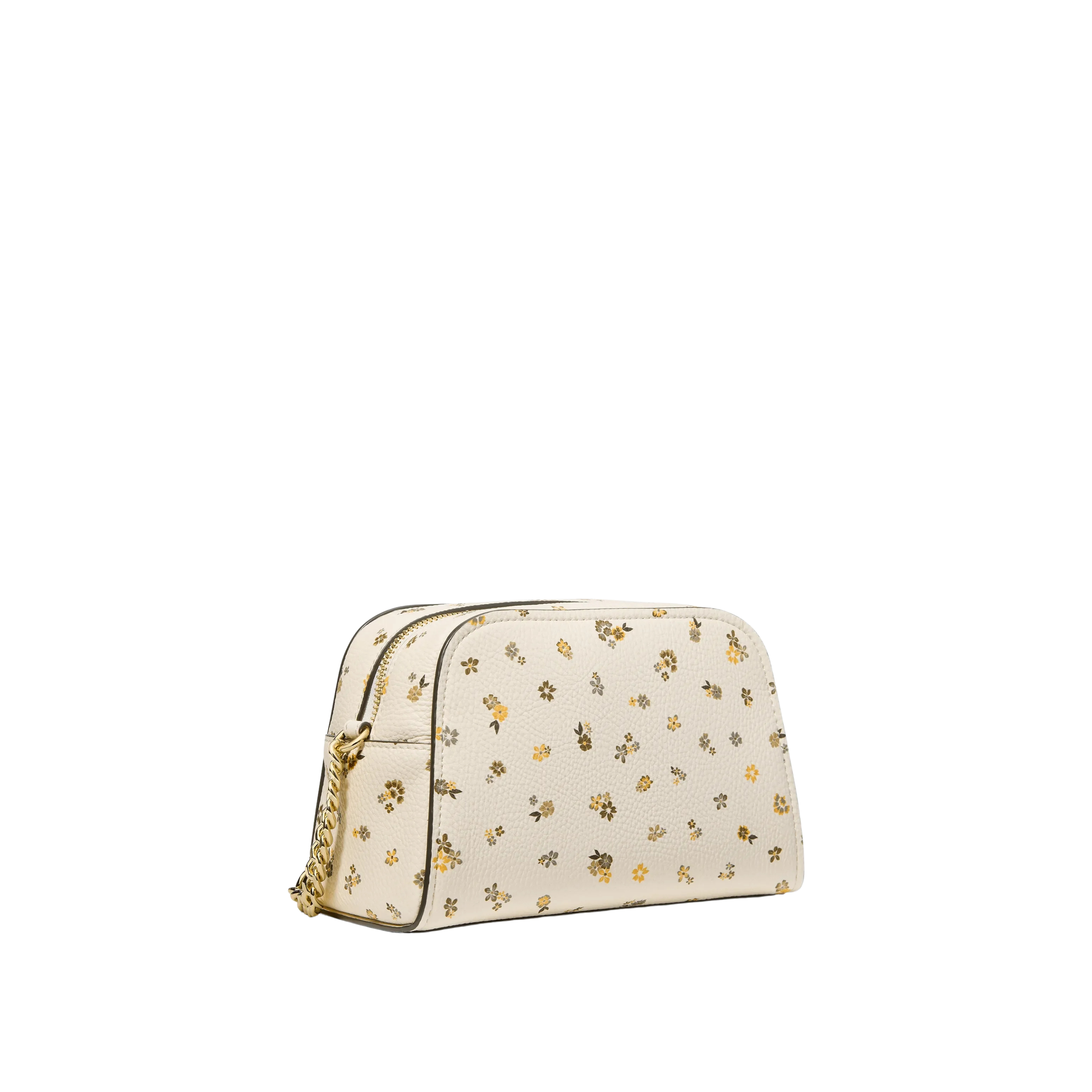 Michael Kors Women Ashton Extra Small Floral Printed Camera Crossbody Bag - Lt Cream