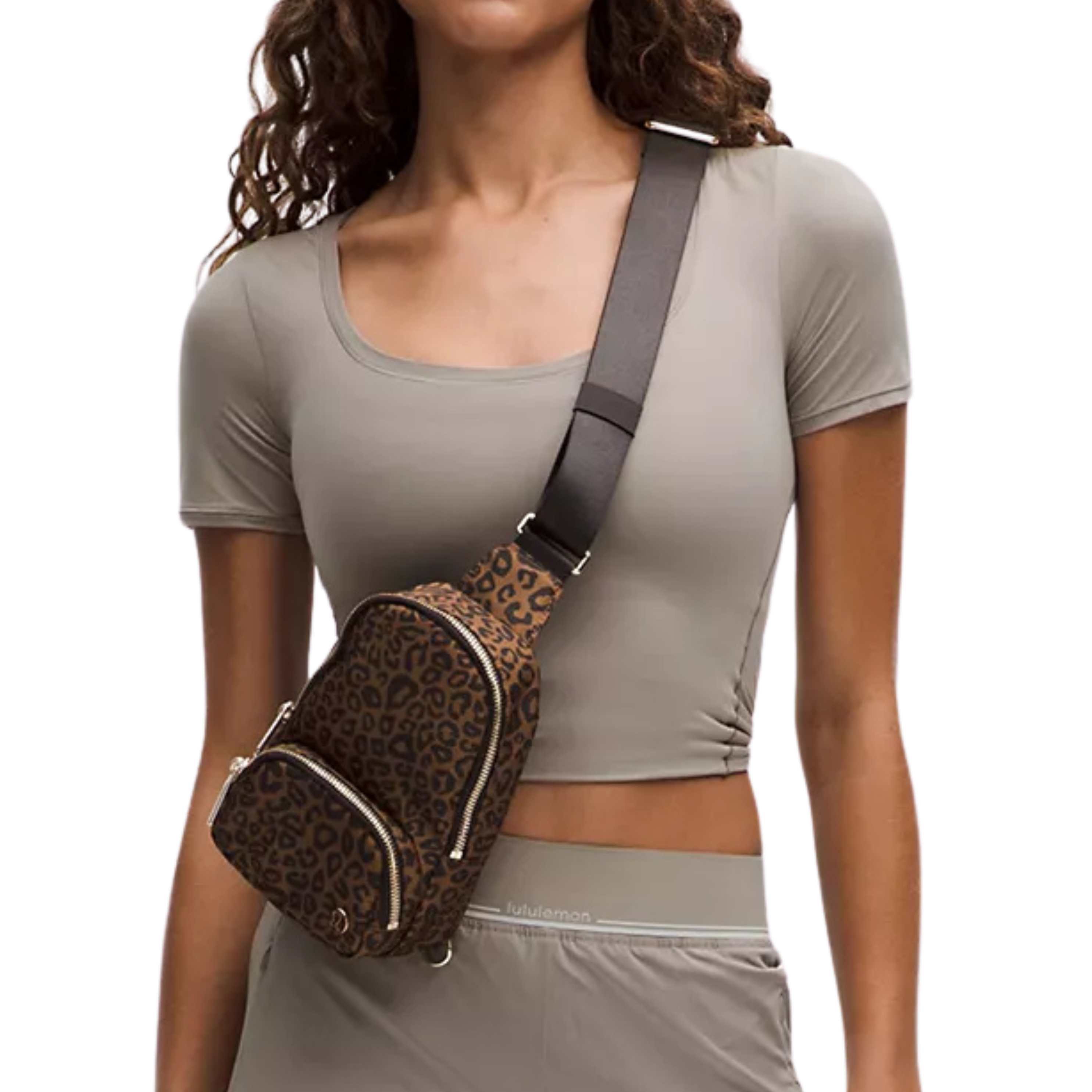 Lululemon Everywhere Sling Bag Small 2L - Leopardo Shift Desert