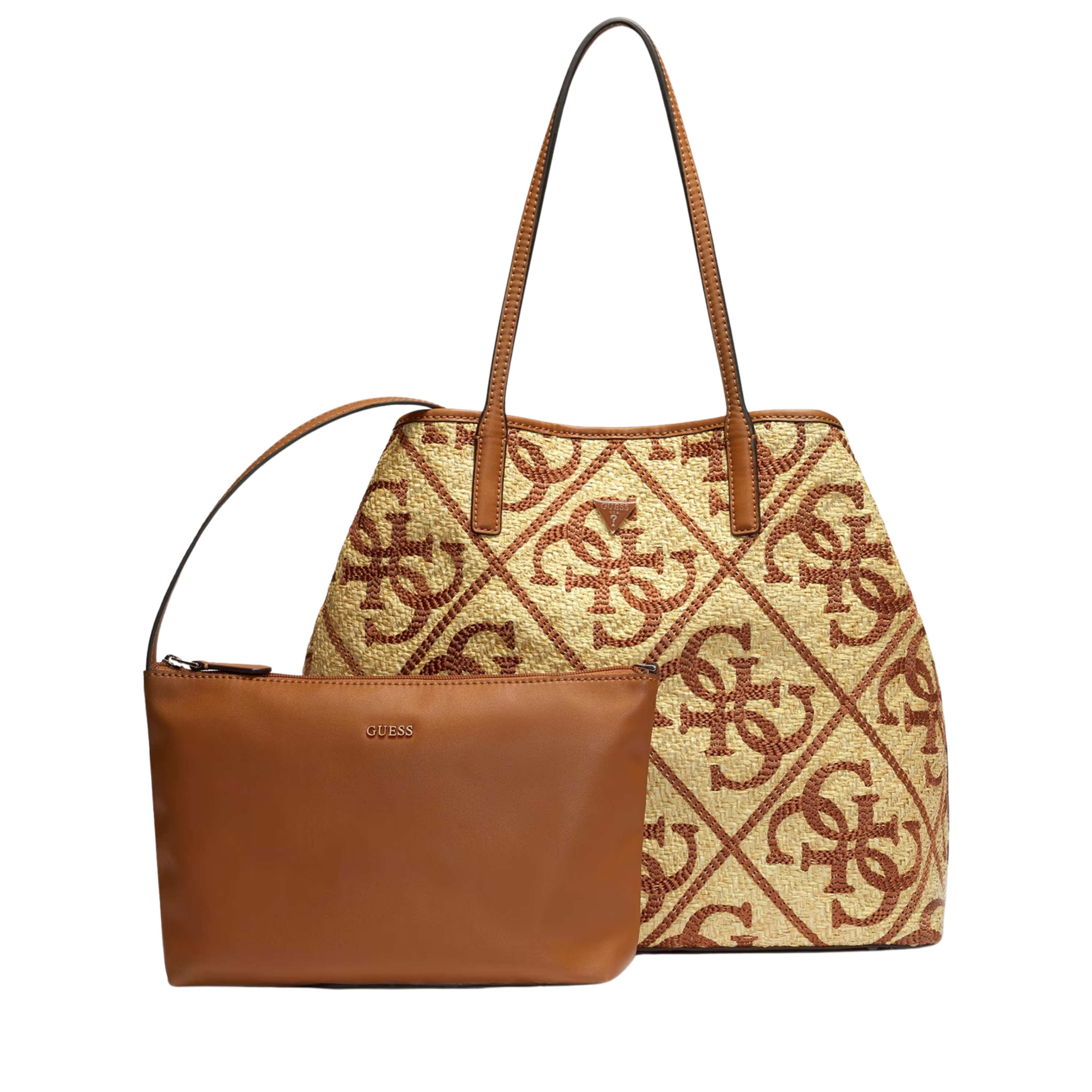 Guess Women Kirsten Tote Bag - Natural Caramel