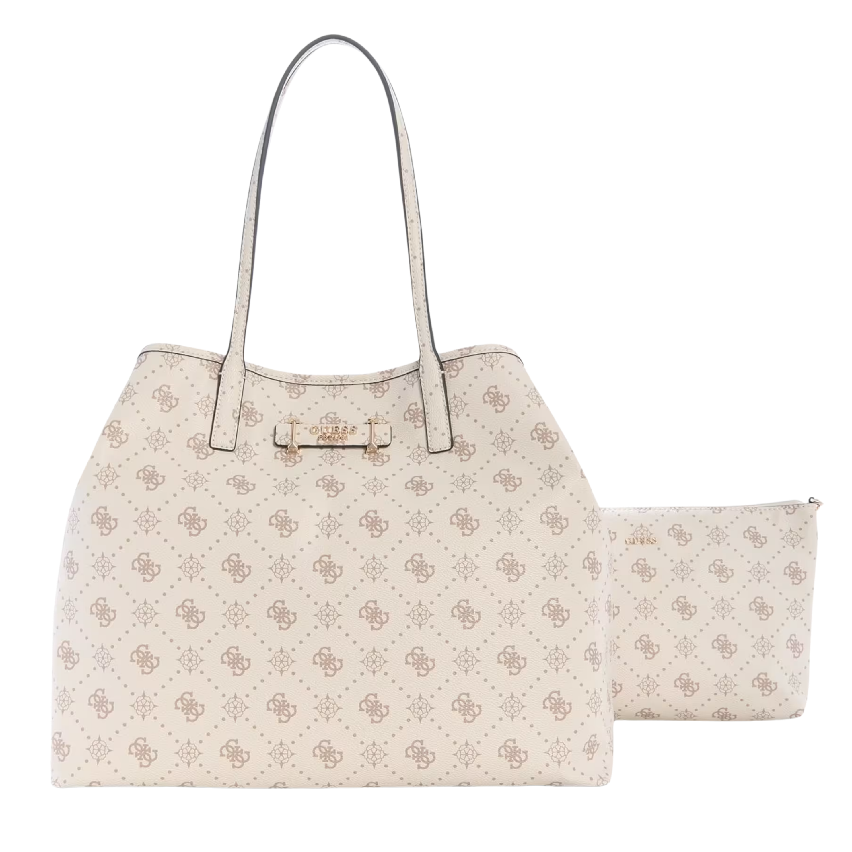 Guess Women Carrie Large Logo Tote - Vino Wash