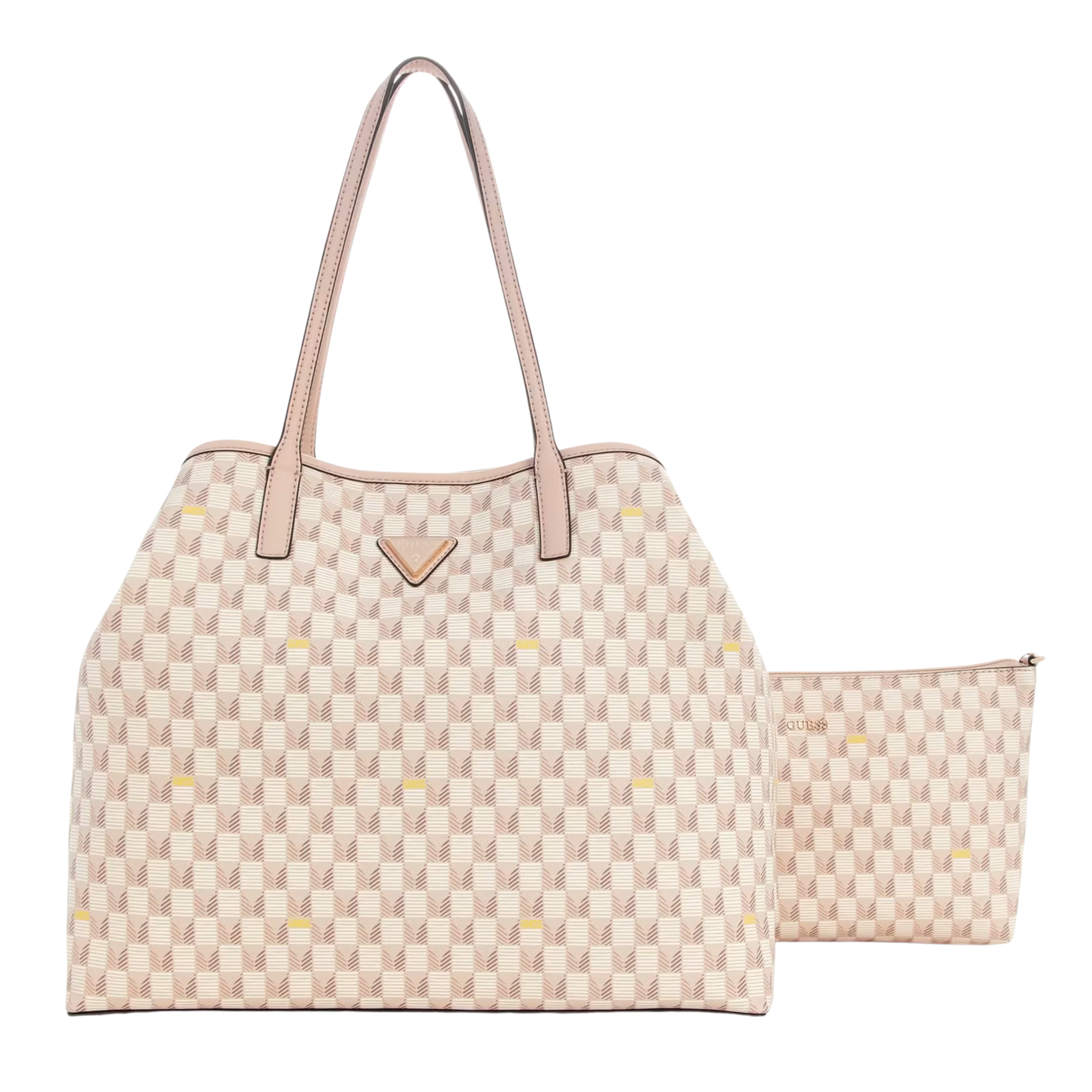 Guess Women G Wave Large Tote Set - Blush Logo