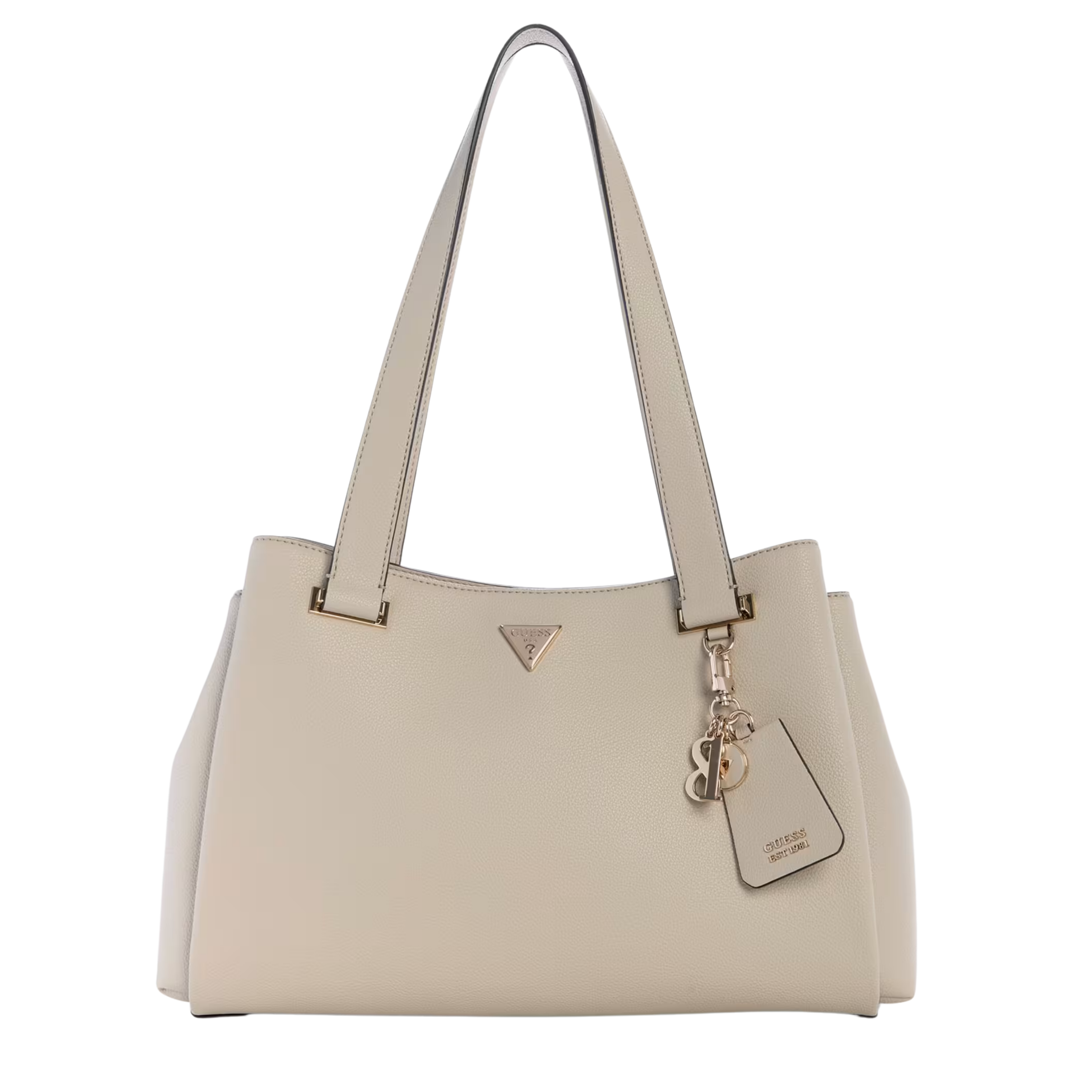 Guess Women Evie Charms Appliquè Shopper - Light Taupe