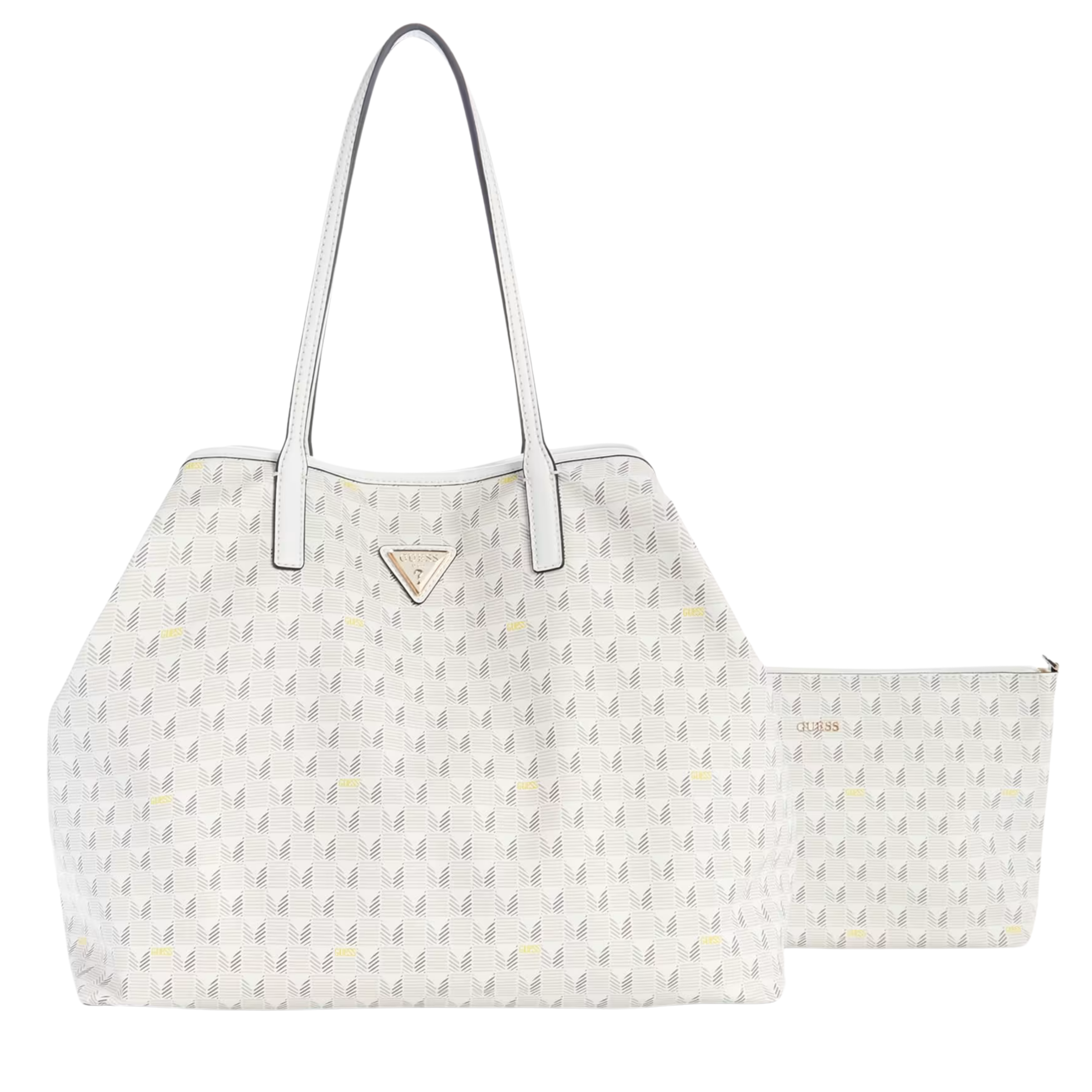 Guess Women G Wave Large Tote Set - Steel