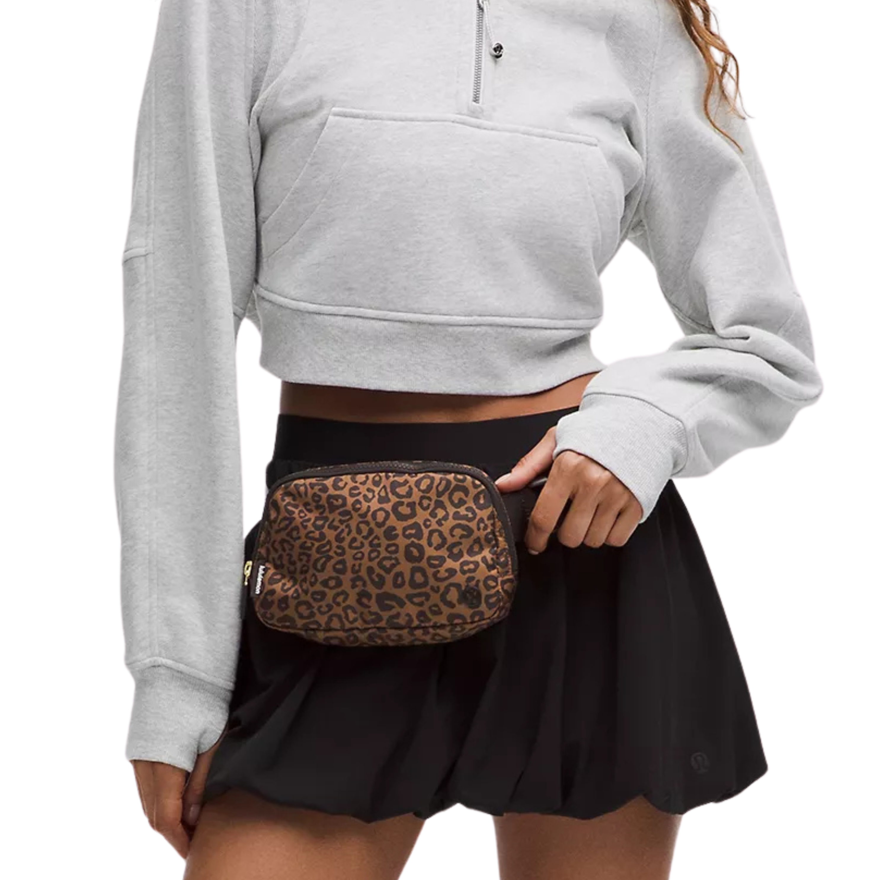 Lululemon Everywhere Belt Bag - Leopardo Shift Midi Desert Khaki
