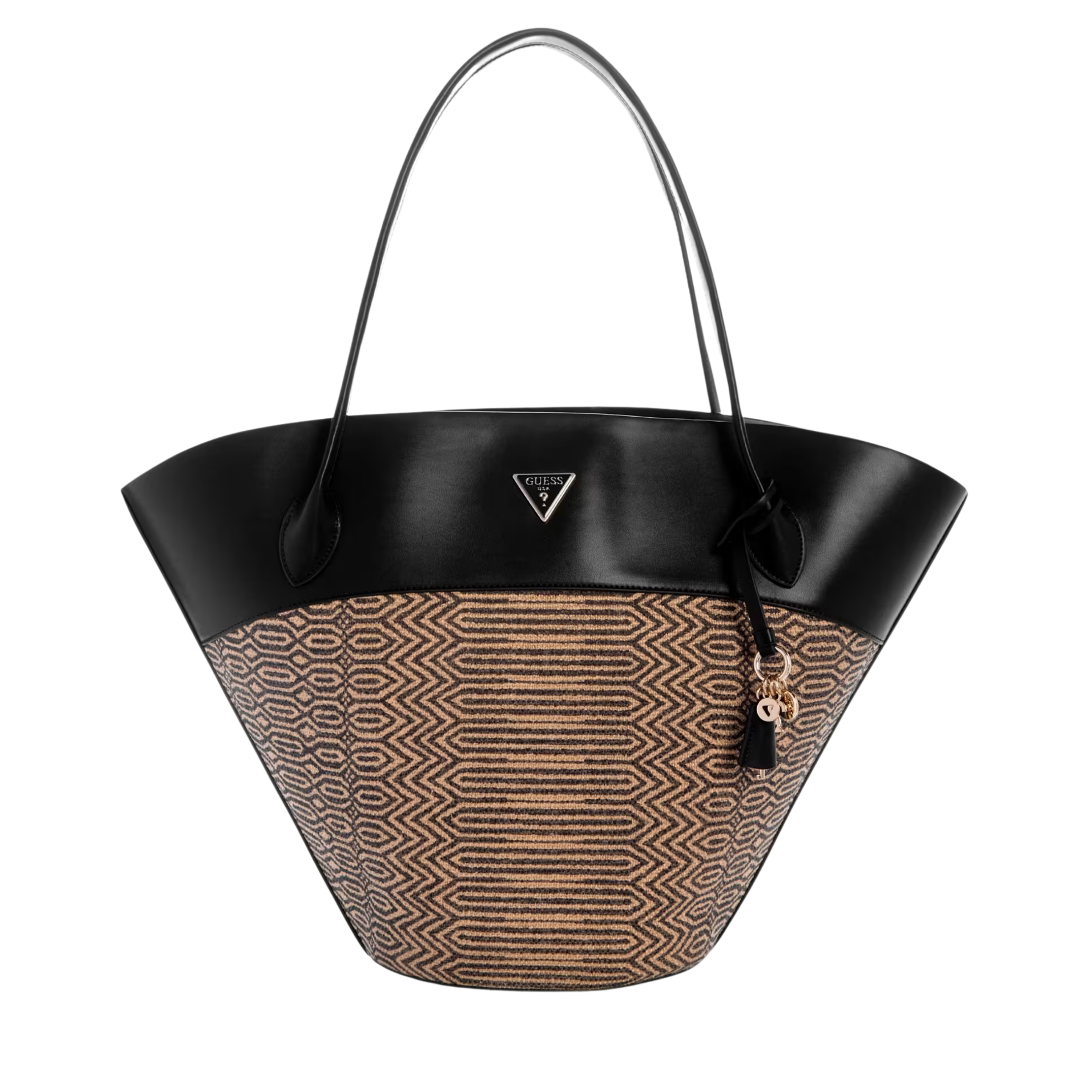 Guess Women Venere Extra Large Woven Tote - Night Blue