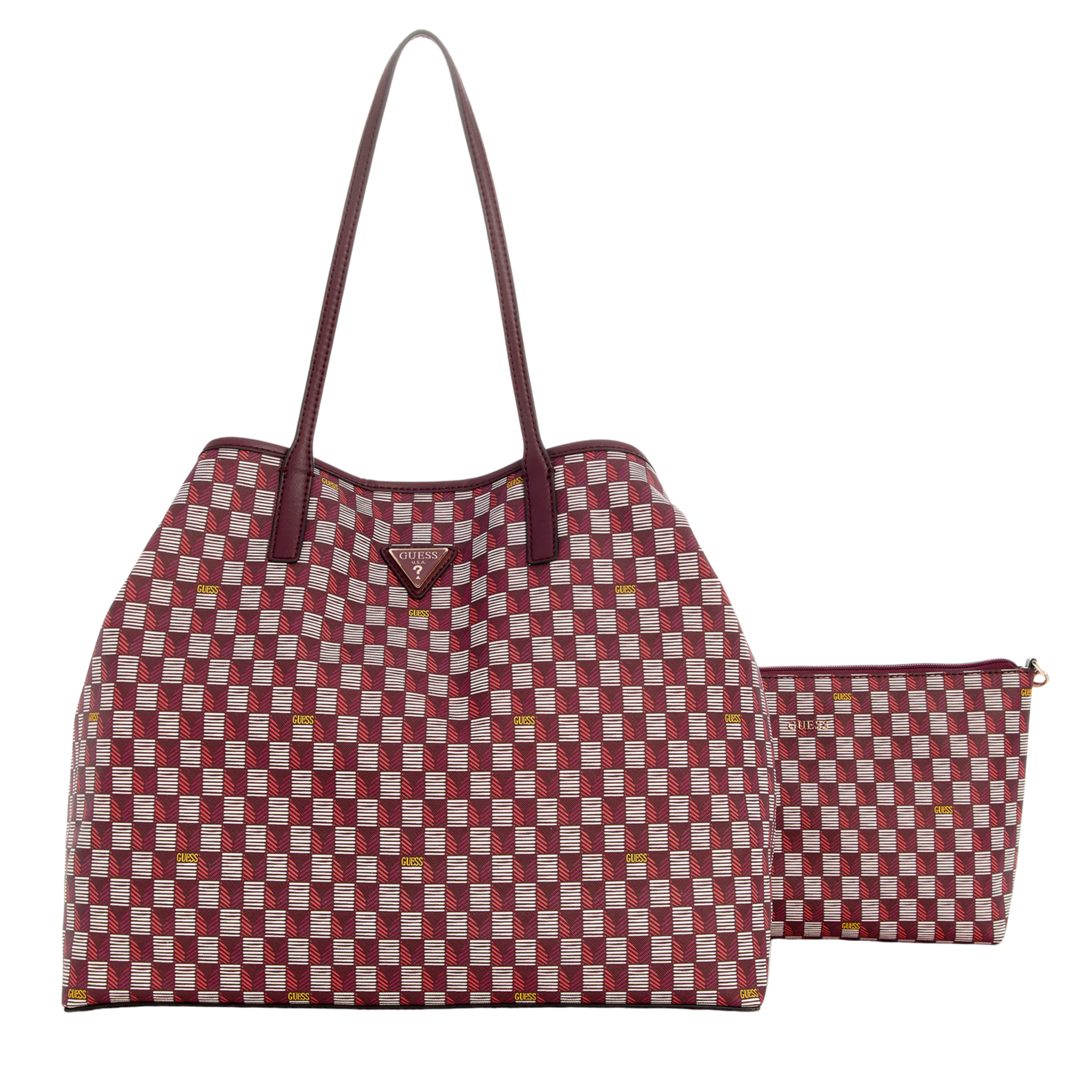 Guess Women G Wave Large Tote Set - Citrus Green