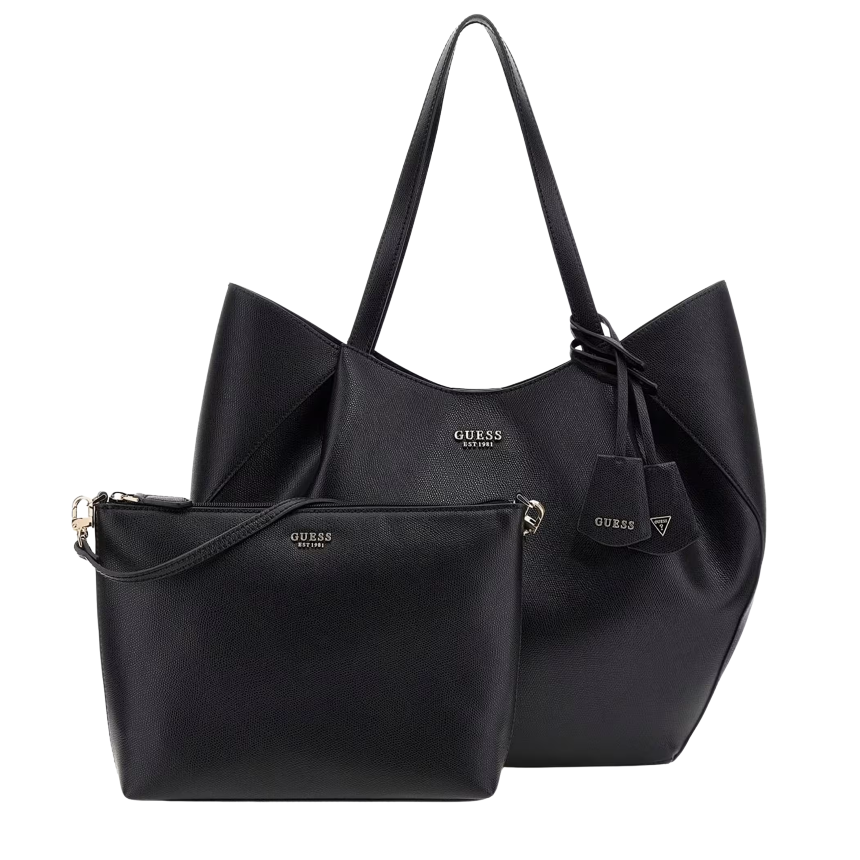 Guess Women Amorette 2 in 1 Tote - Black