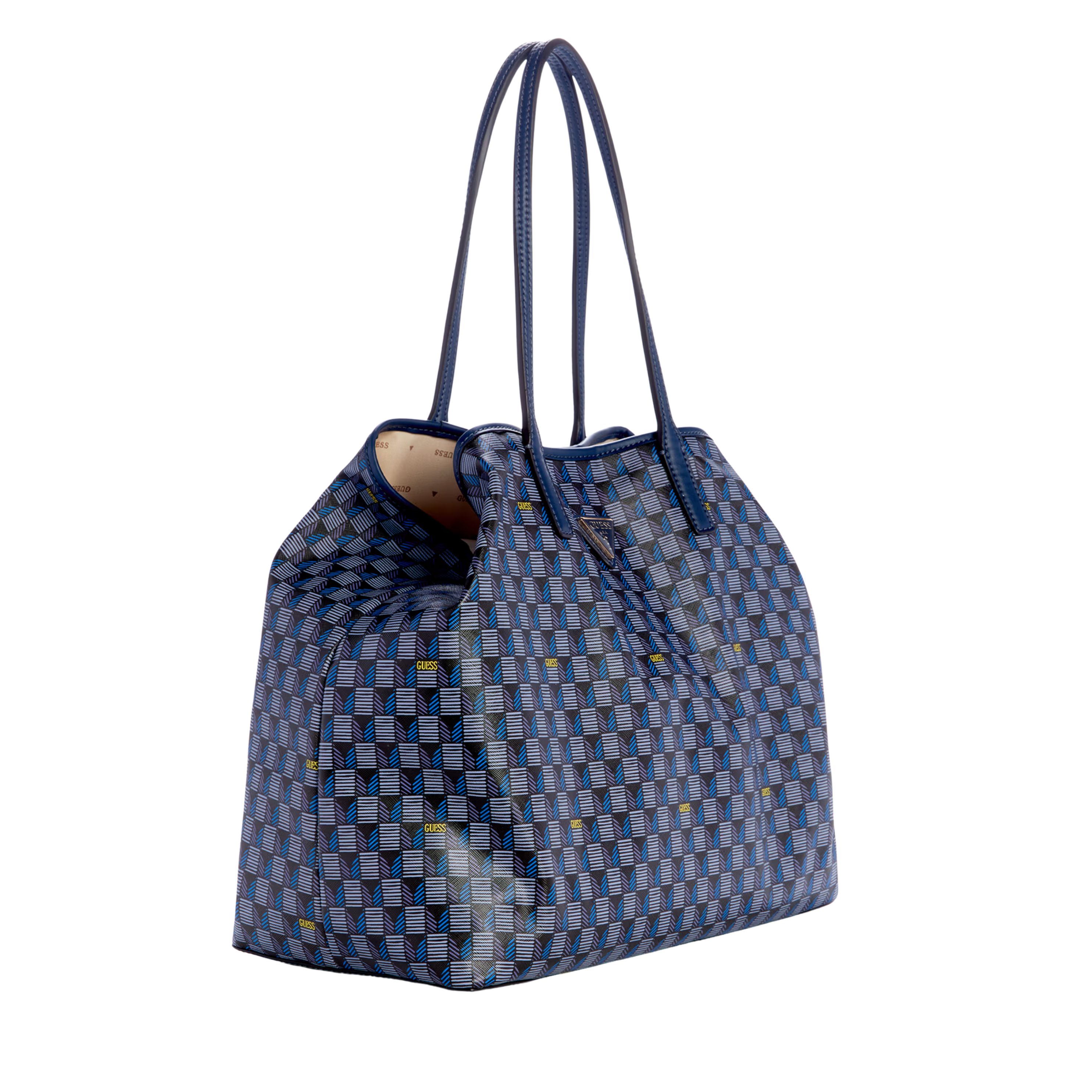 Guess Women G Wave Large Tote Set - Blue