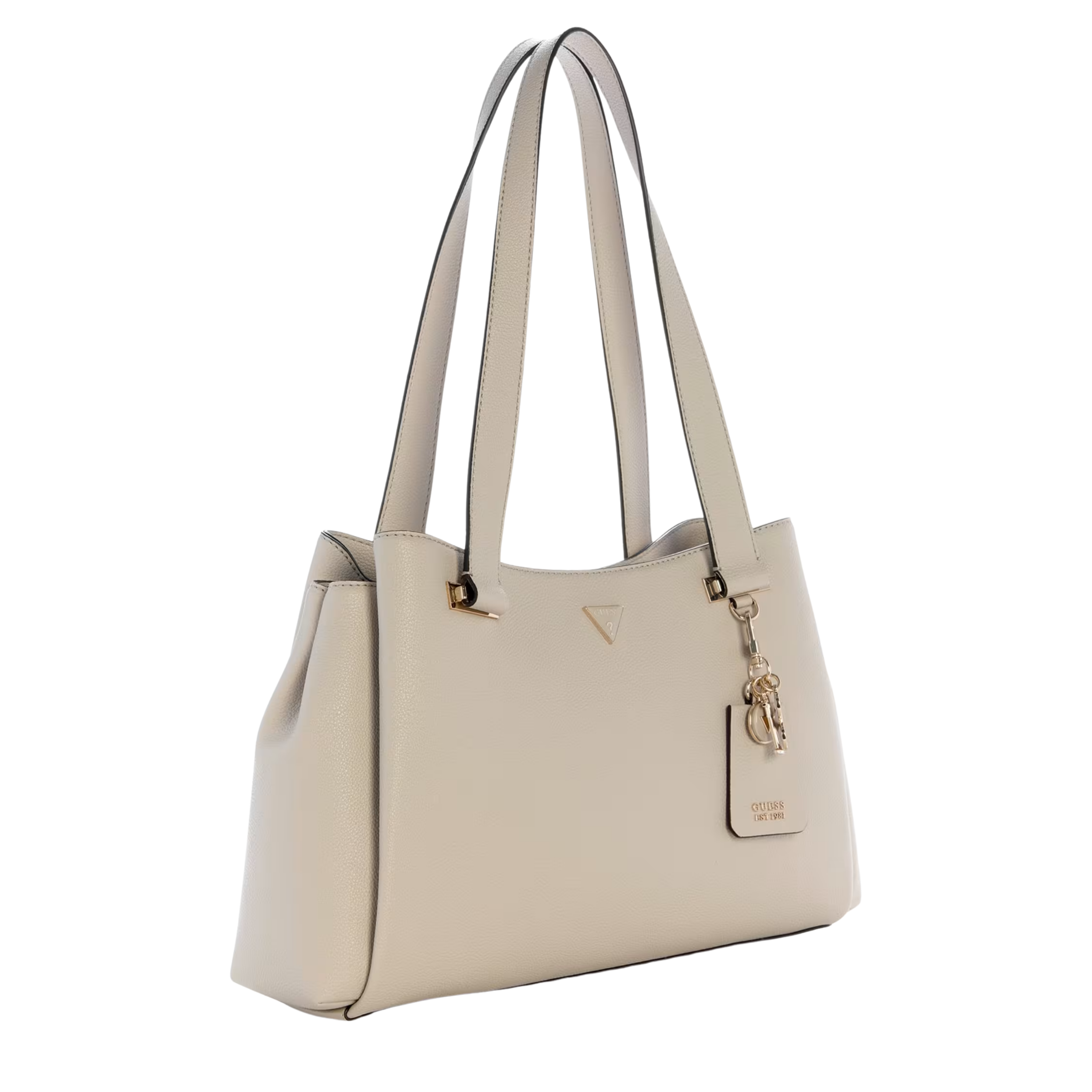 Guess Women Evie Charms Appliquè Shopper - Light Taupe