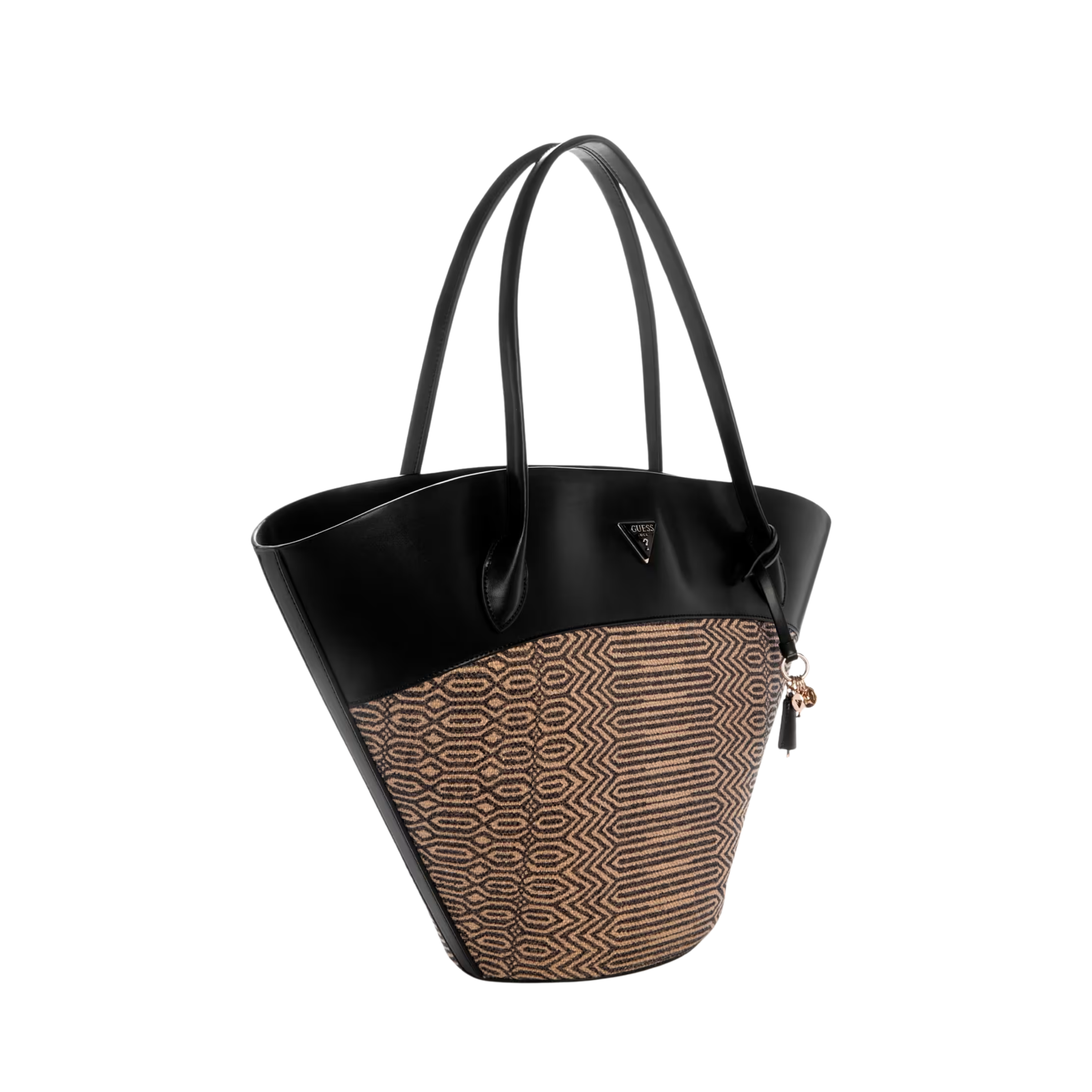 Guess Women Venere Extra Large Woven Tote - Night Blue
