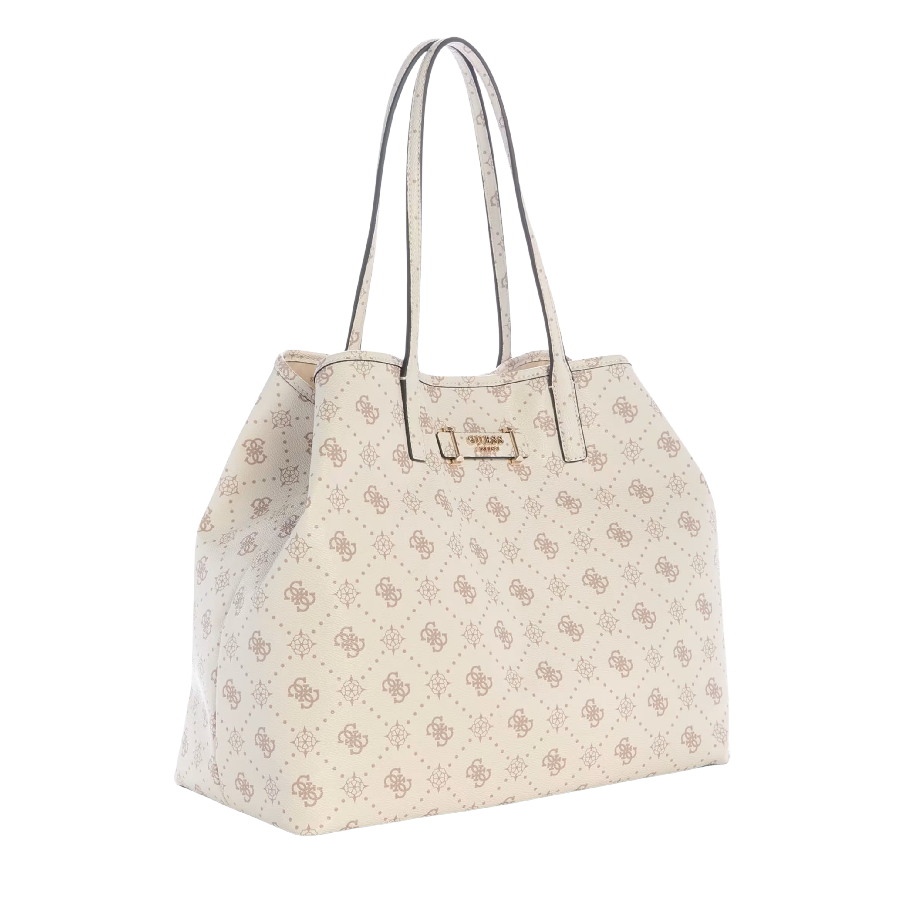 Guess Women Carrie Large Logo Tote - Vino Wash