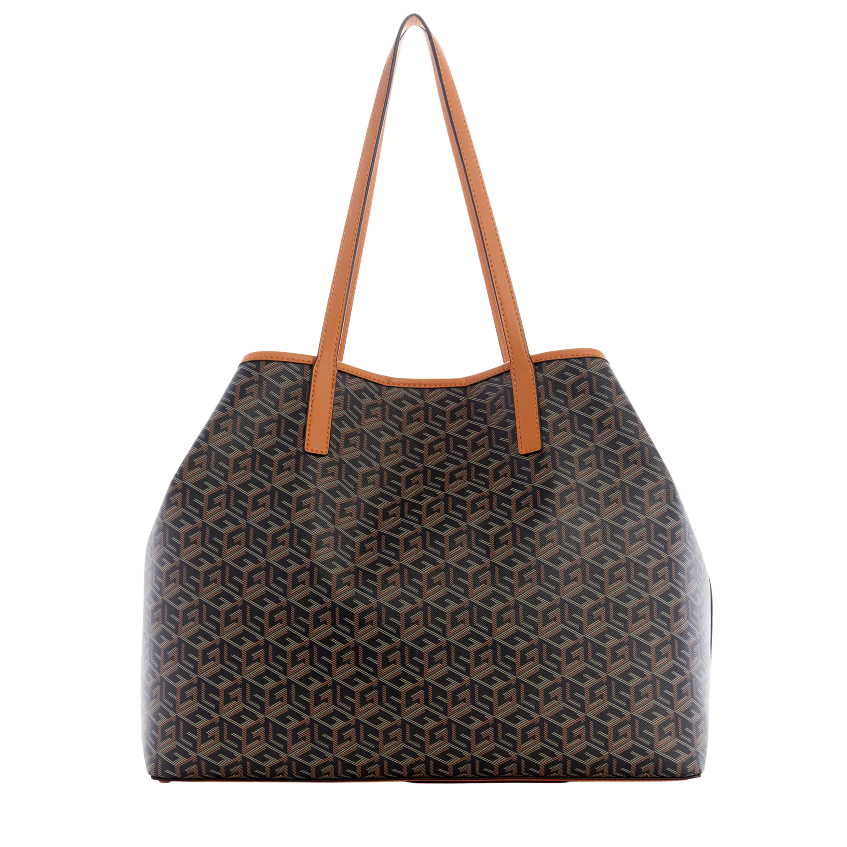 Guess Women Vikky Large Tote - Black Gold
