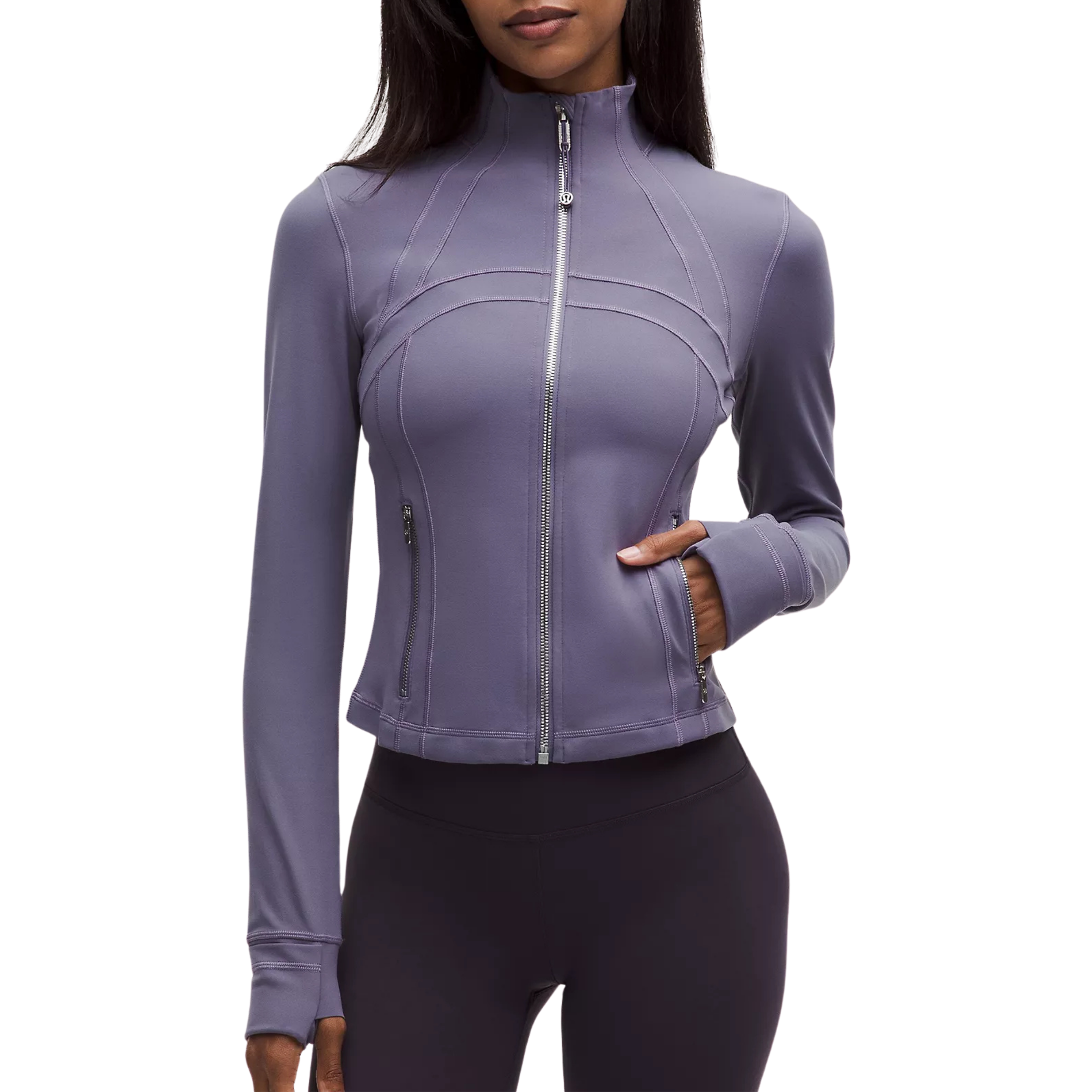 Lululemon Define Cropped Jacket - Grape Mist