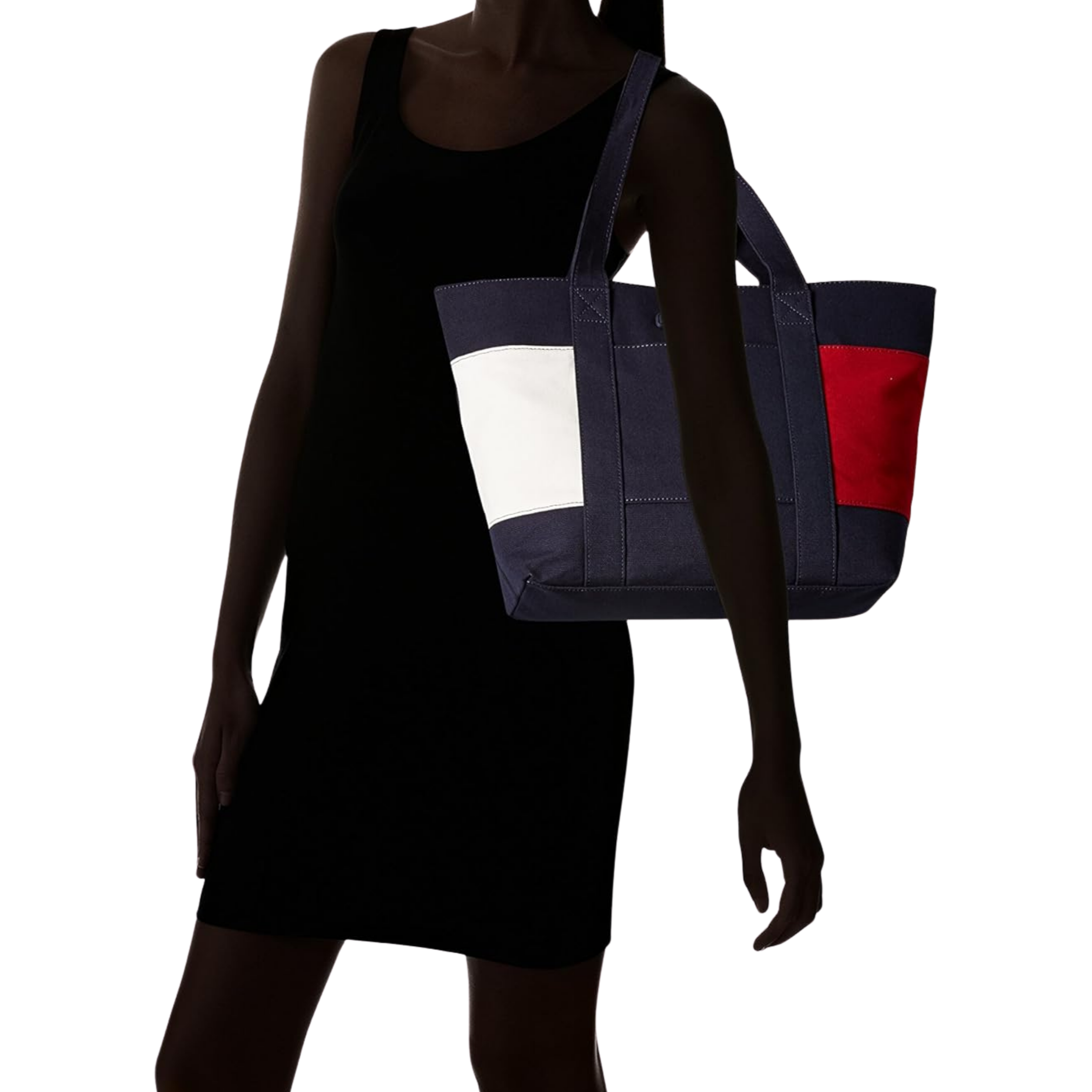 Tommy Hilfiger Women Canvas Tote Bag - Navy