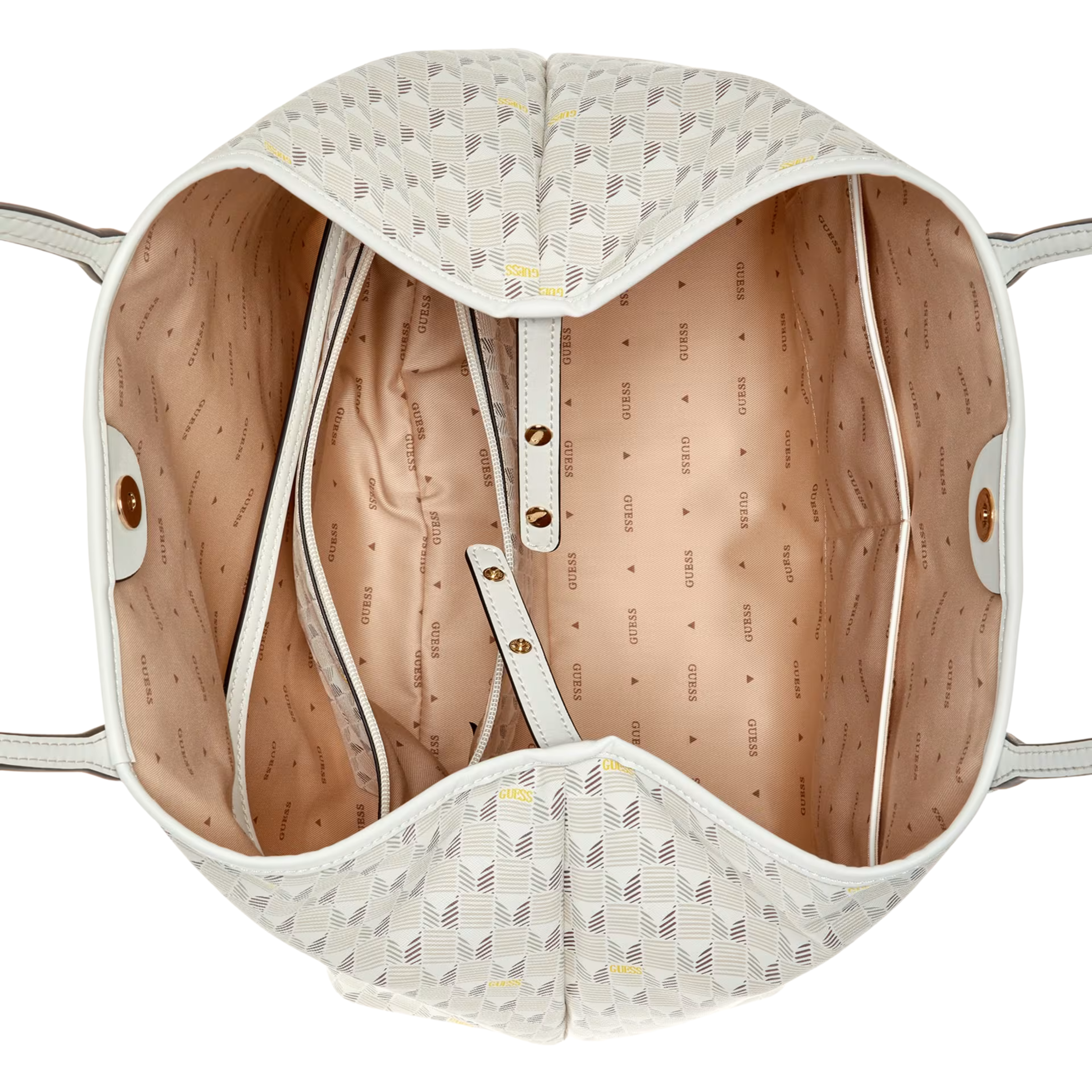 Guess Women G Wave Large Tote Set - Steel