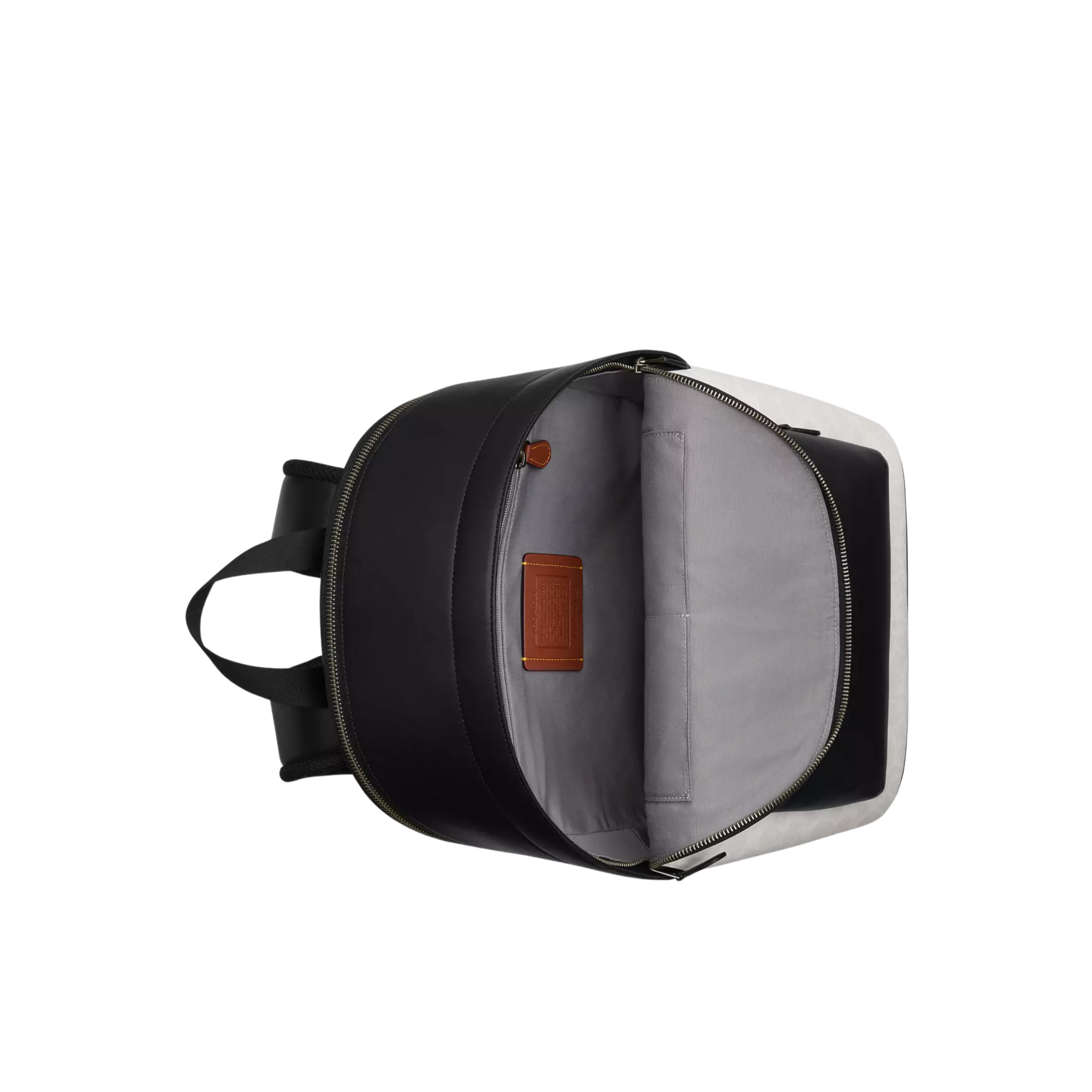 COACH West Backpack in Signature Canvas - Chalk Black