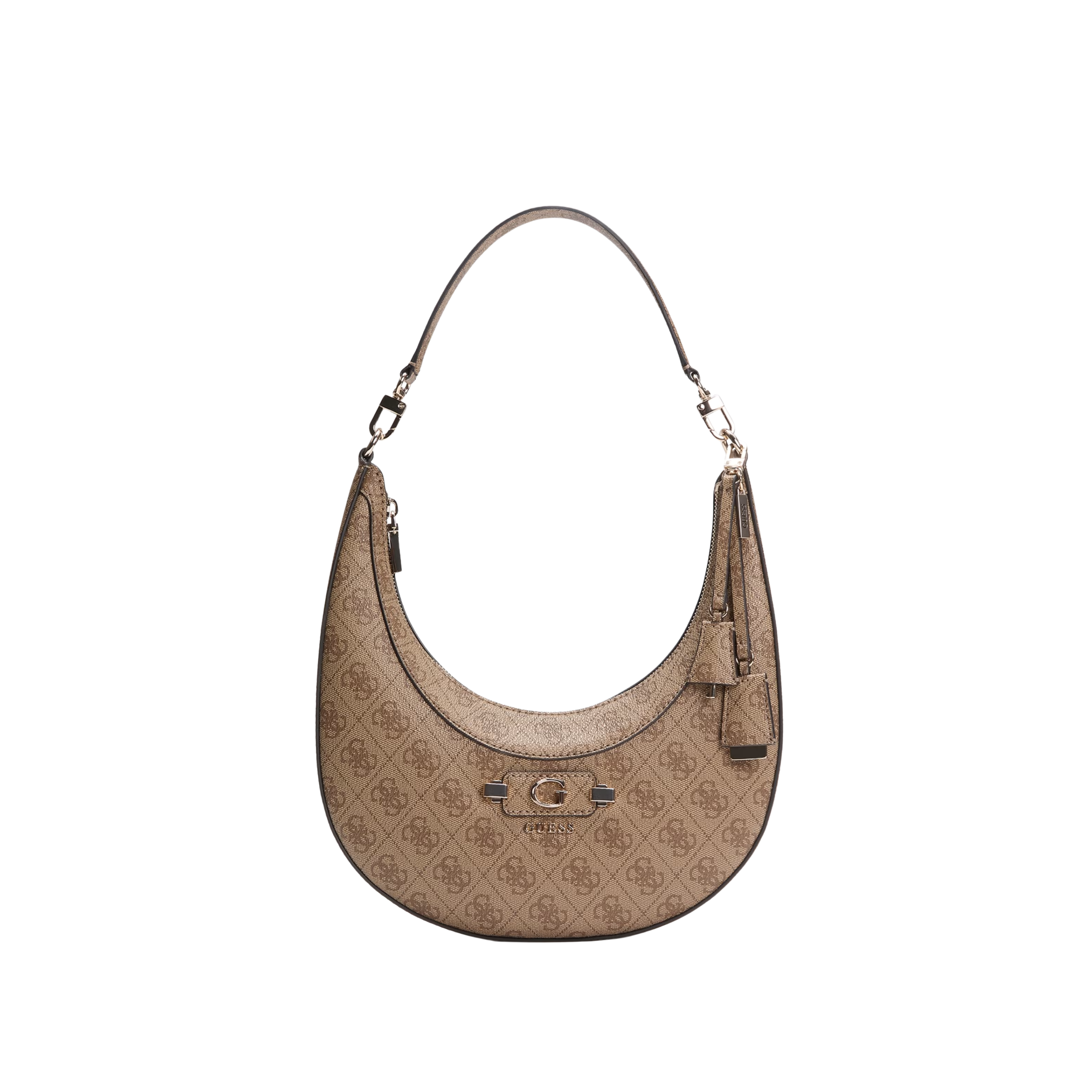 Guess Women Lindsey Hobo Bag - Latte Logo