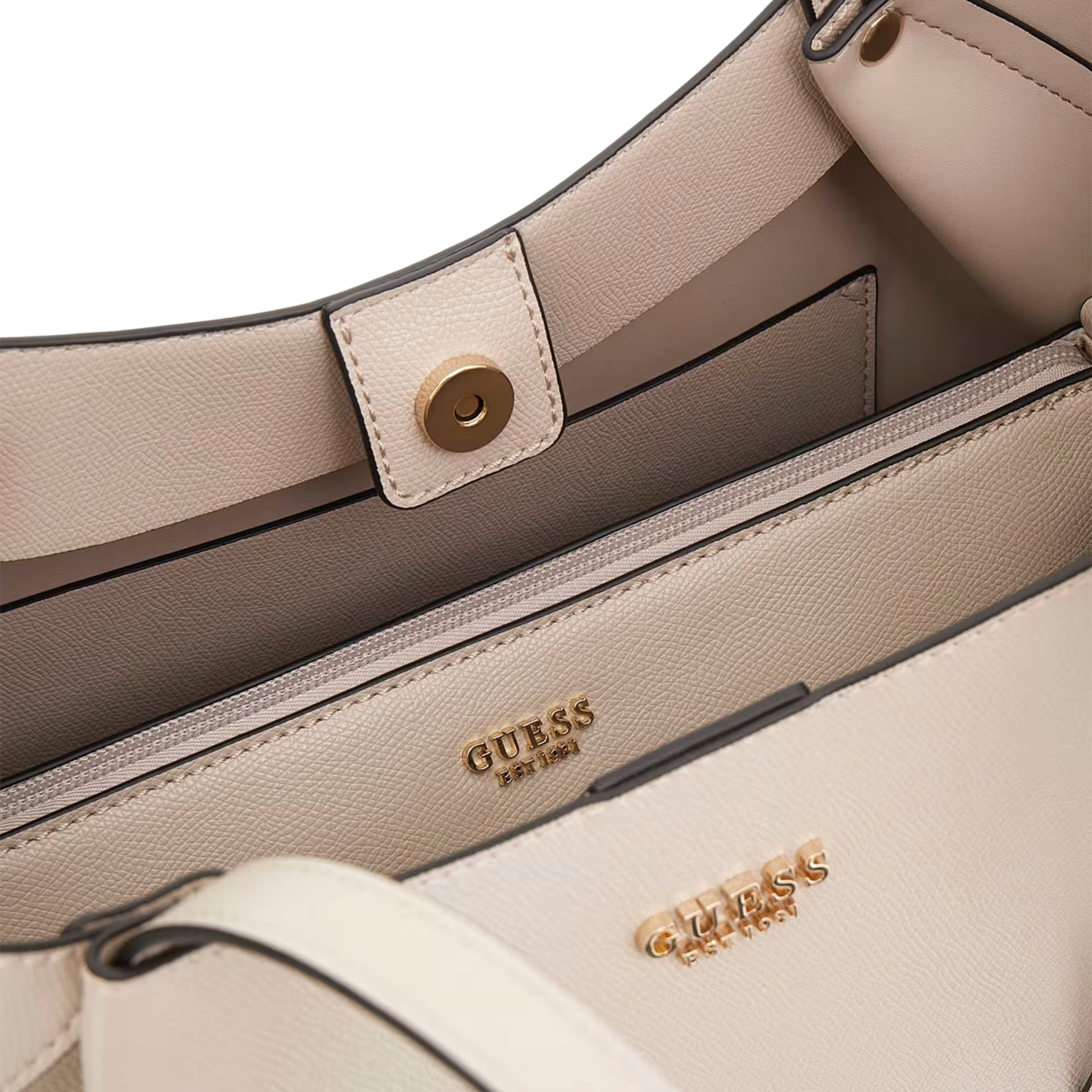 Guess Women Amorette 2 in 1 Tote - Light Taupe