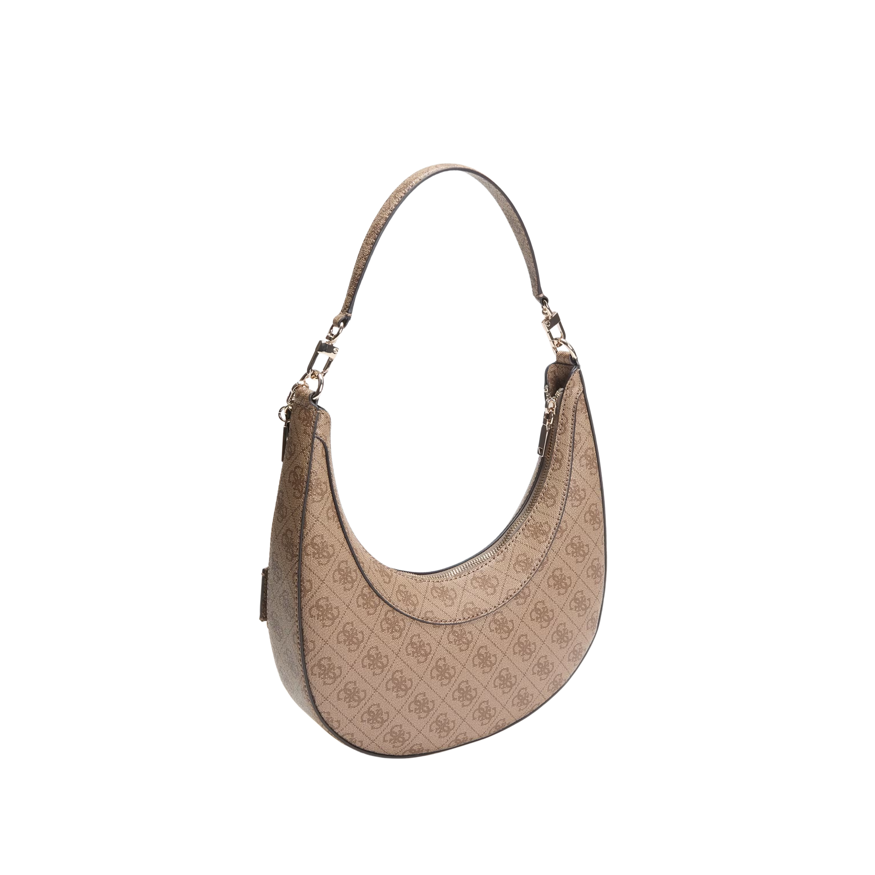Guess Women Lindsey Hobo Bag - Latte Logo