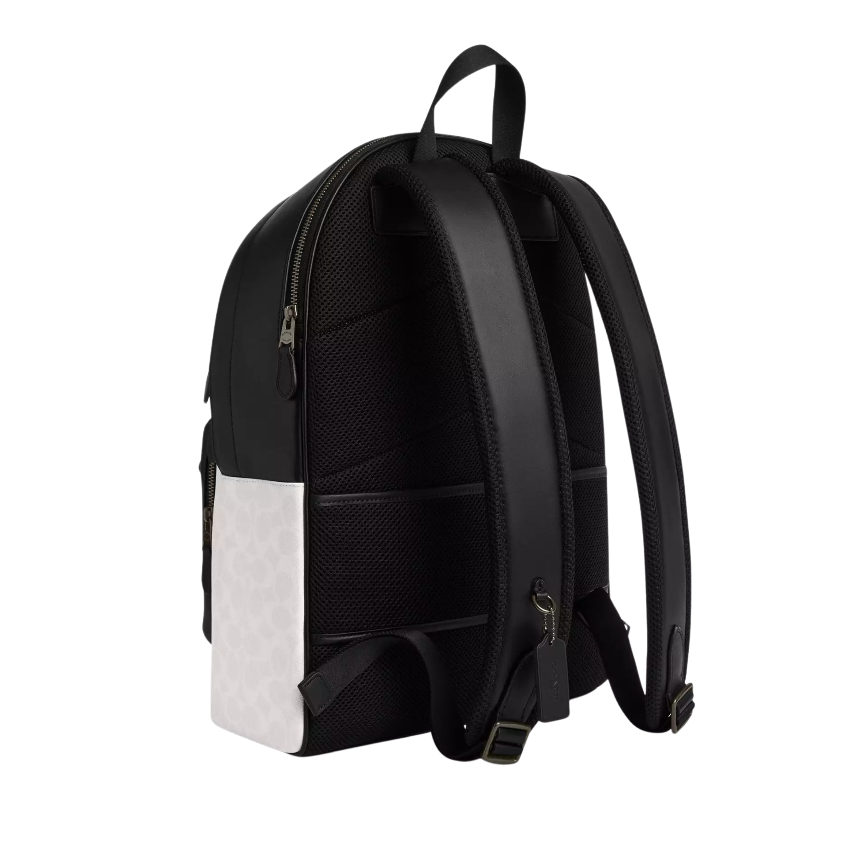 COACH West Backpack in Signature Canvas - Chalk Black