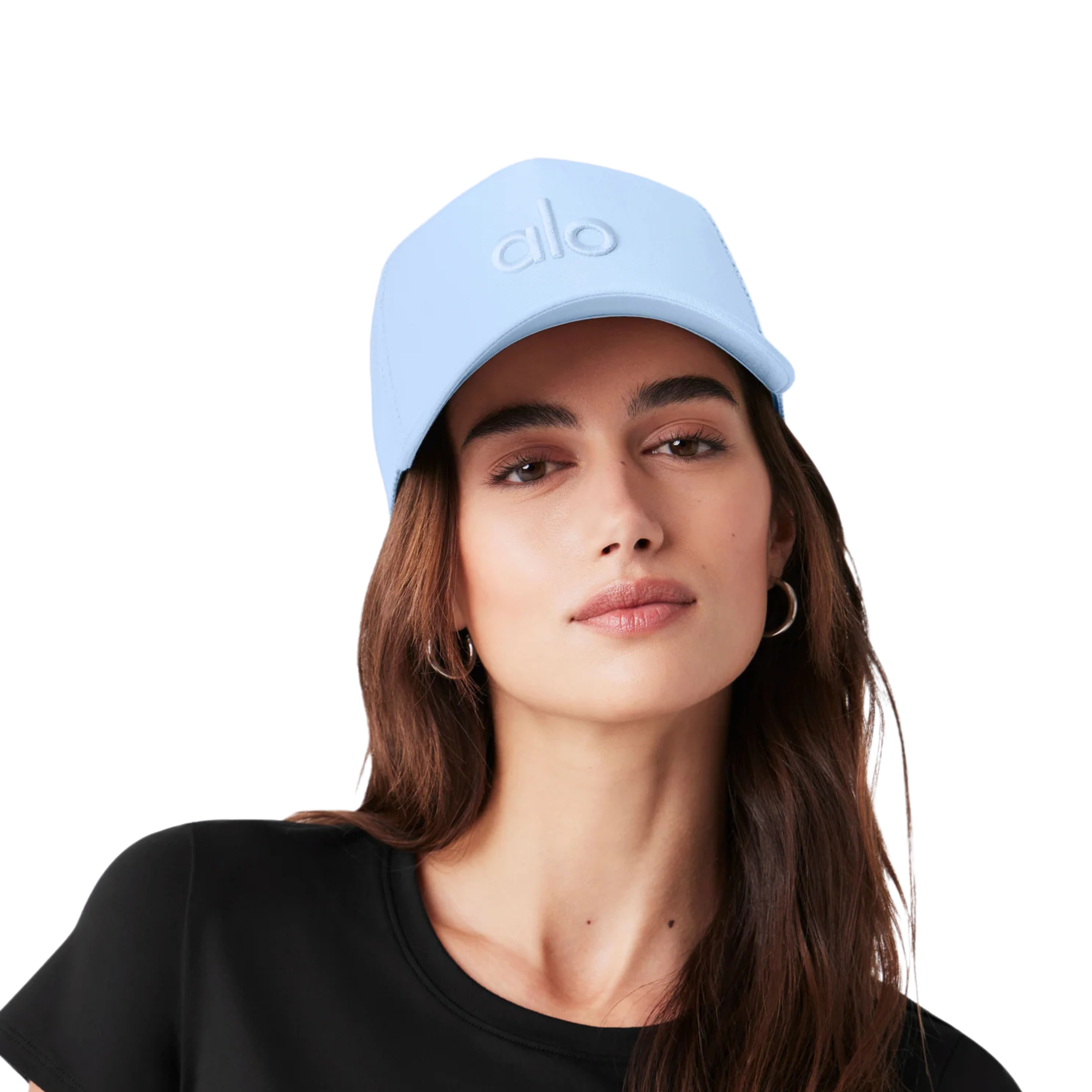 Alo District Trucker Hat - Seashell Blue