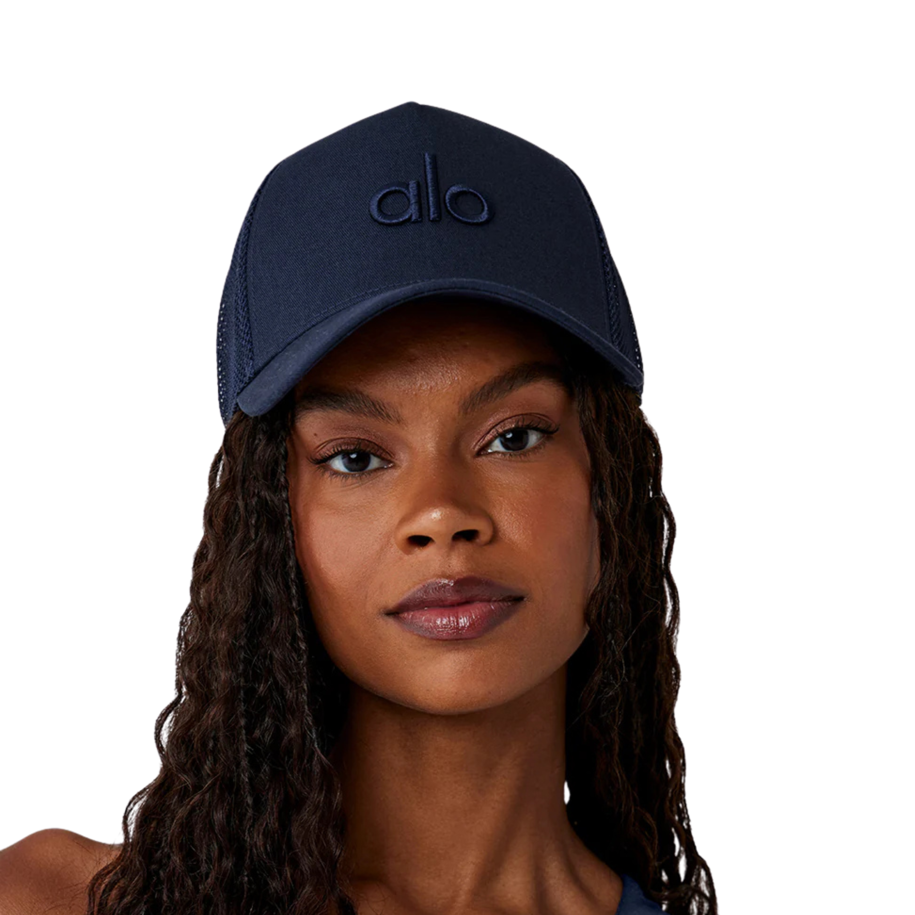 Alo District Trucker Hat - Navy