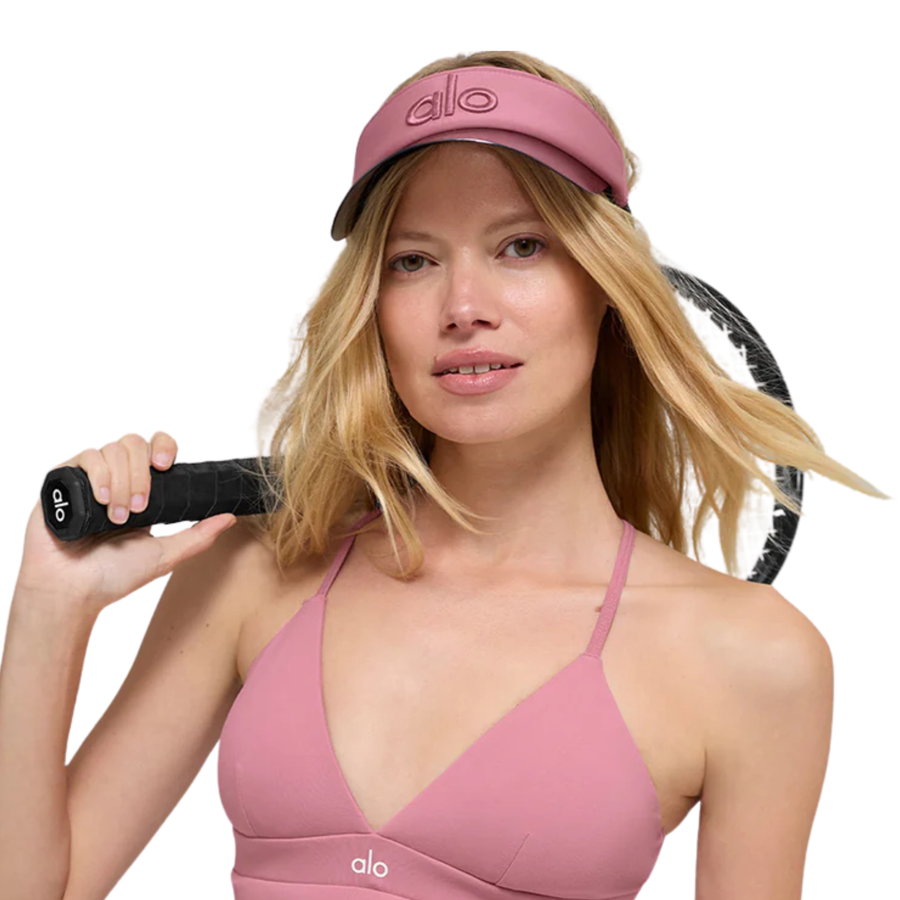 Alo Airlift Solar Visor - Pink Wild Rose