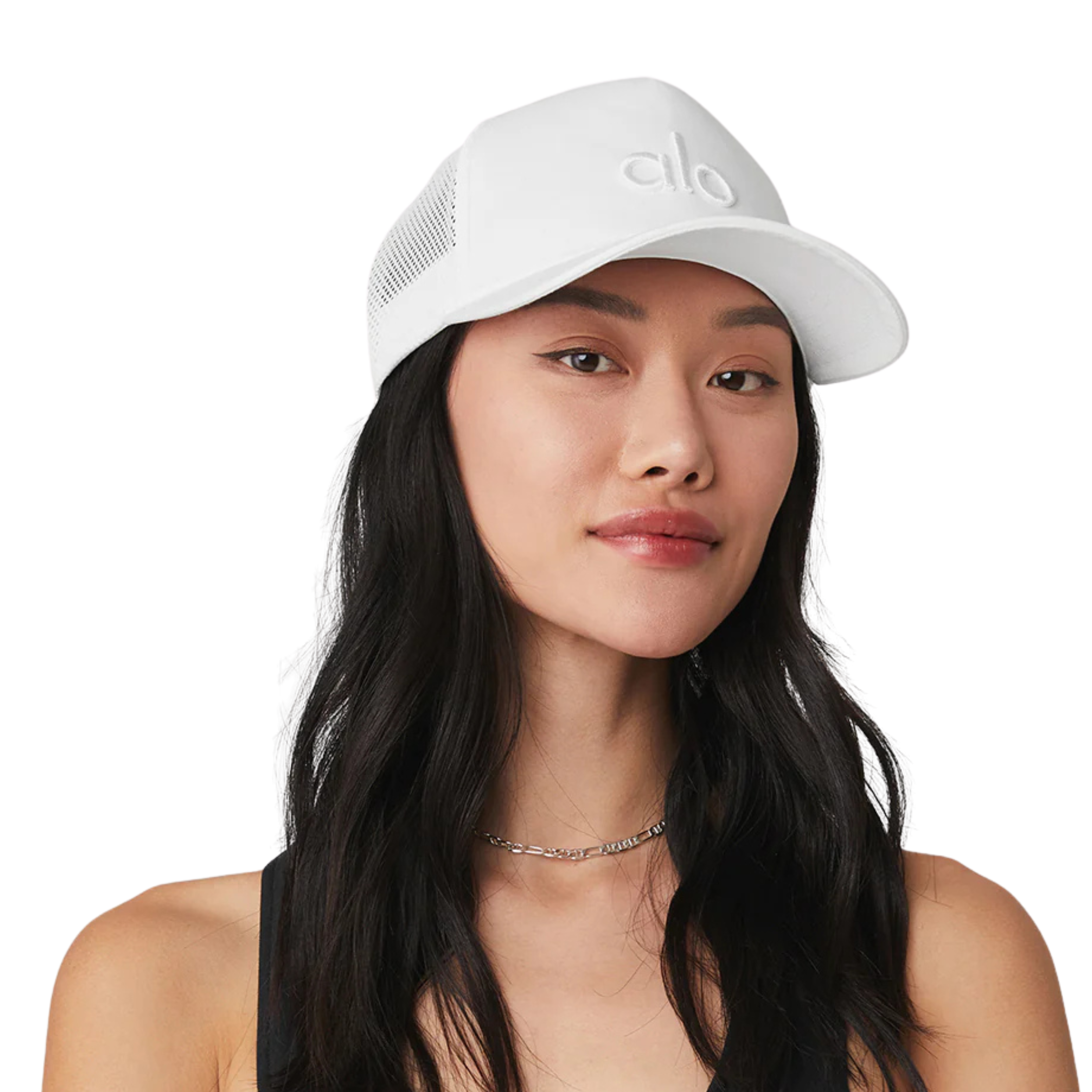 Alo District Trucker Hat - White