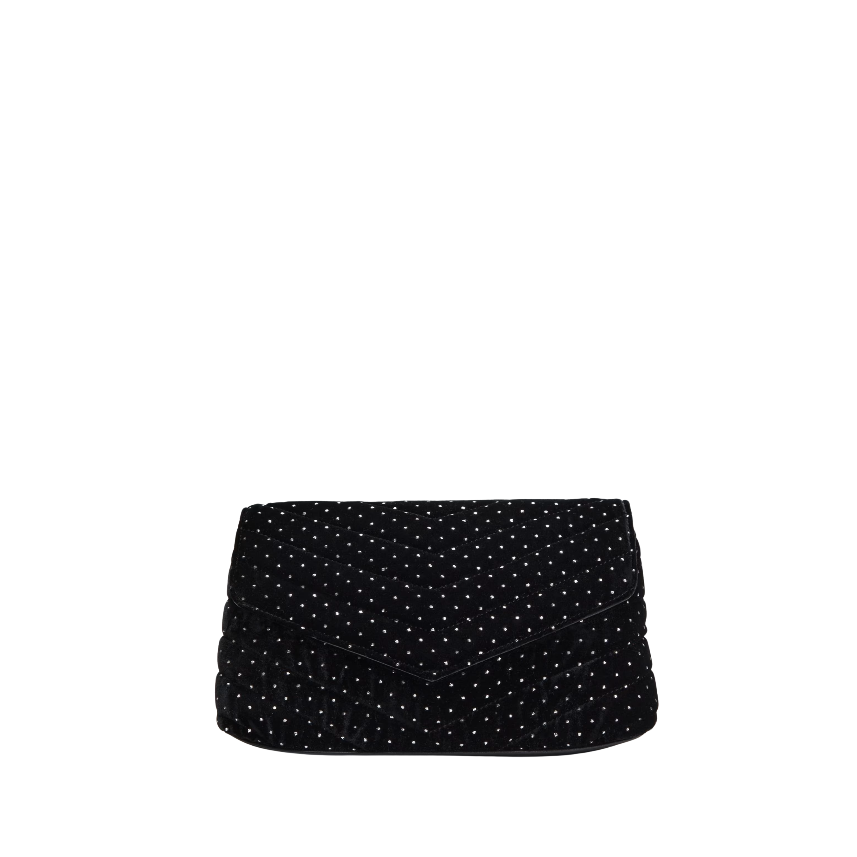 Guess Women Zion Shine Quilted Clutch - Black