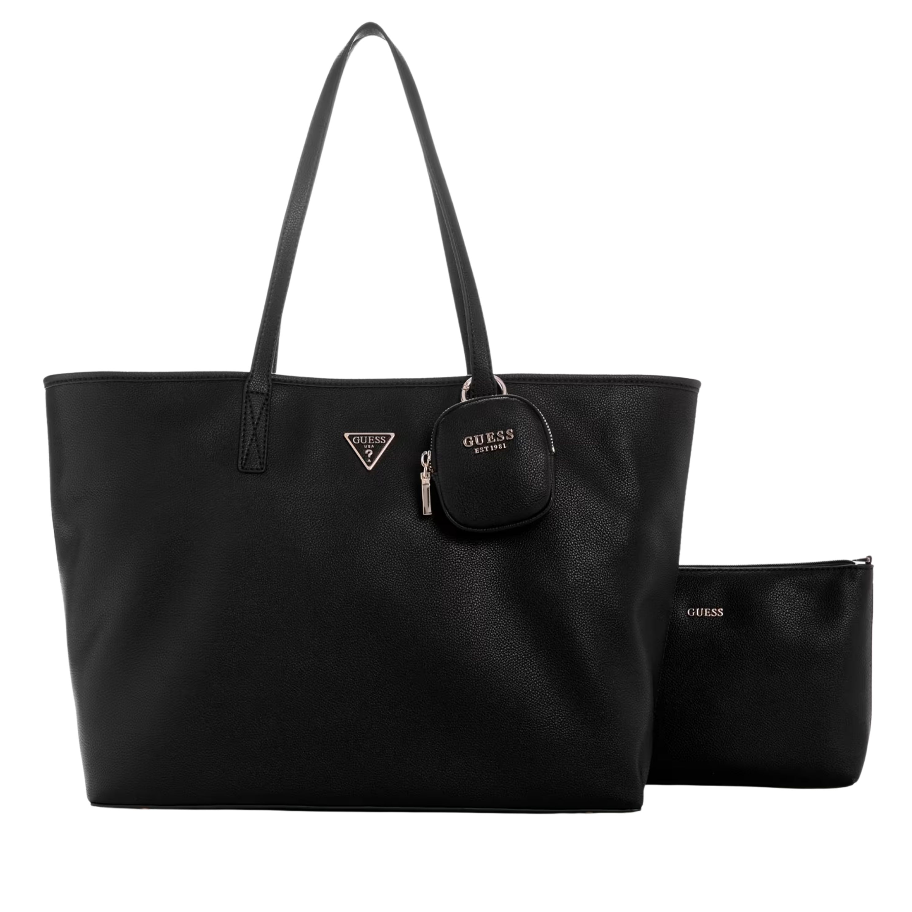 Guess Women Power Play Pochette Shopper - Black