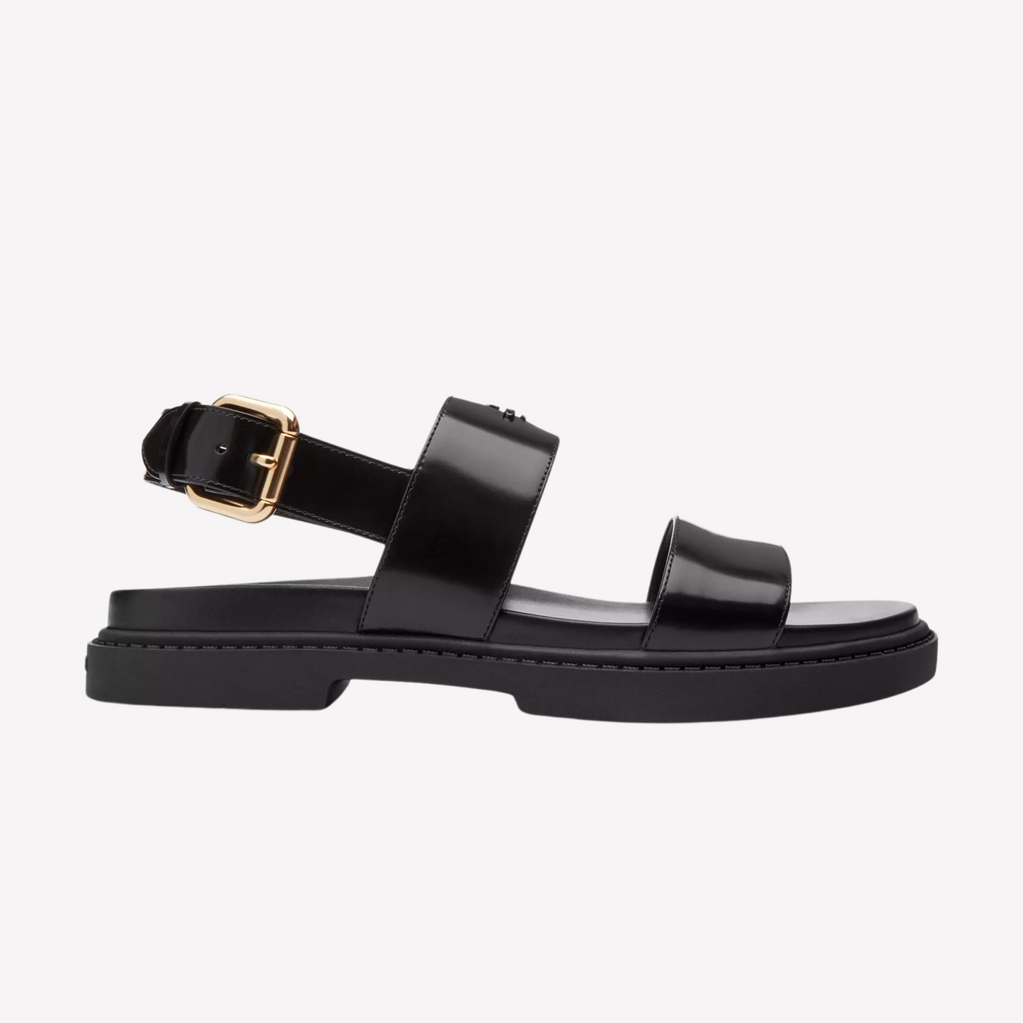 COACH Women's Two Band Sandal - Black