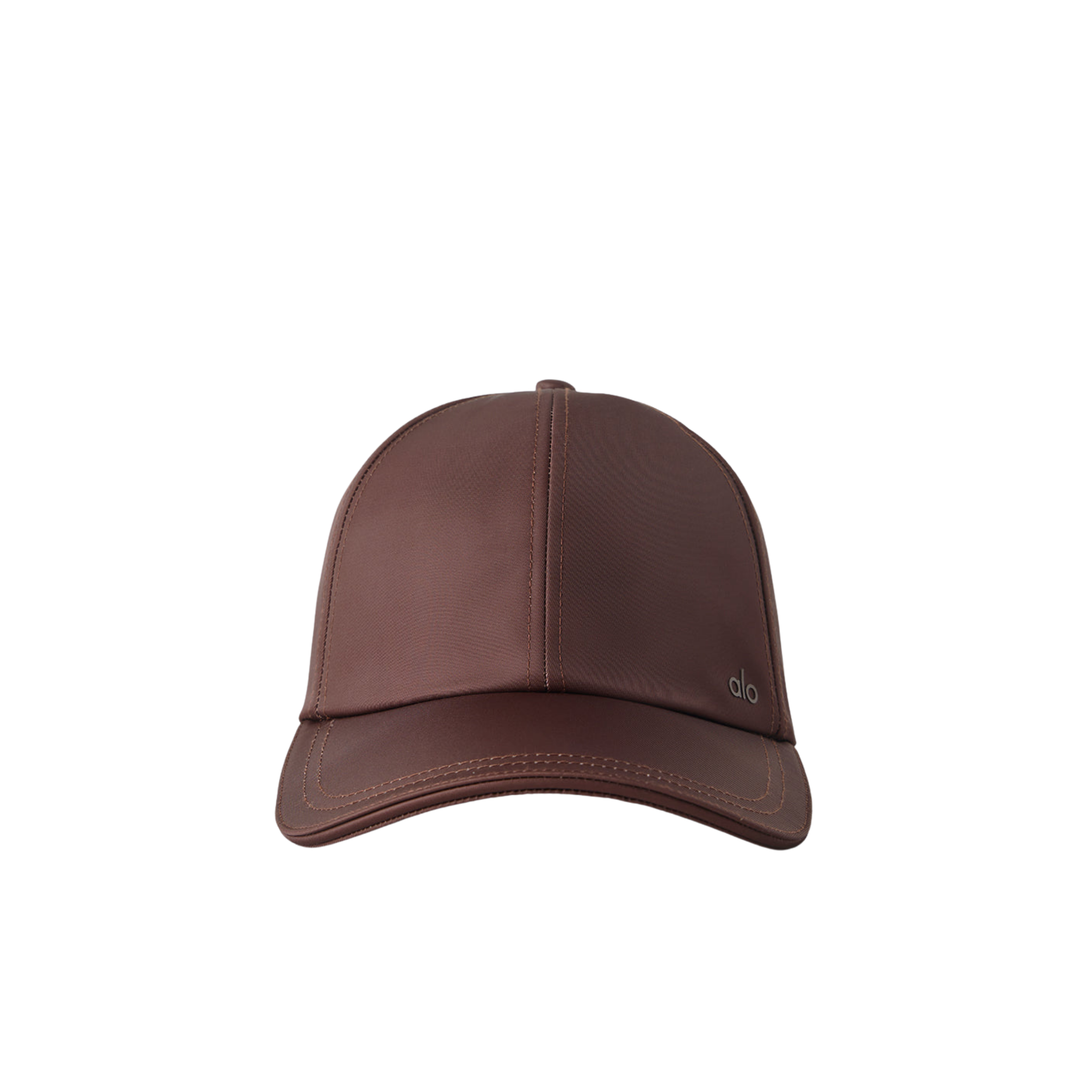 Alo Satin Off-Duty Cap - Brownstone