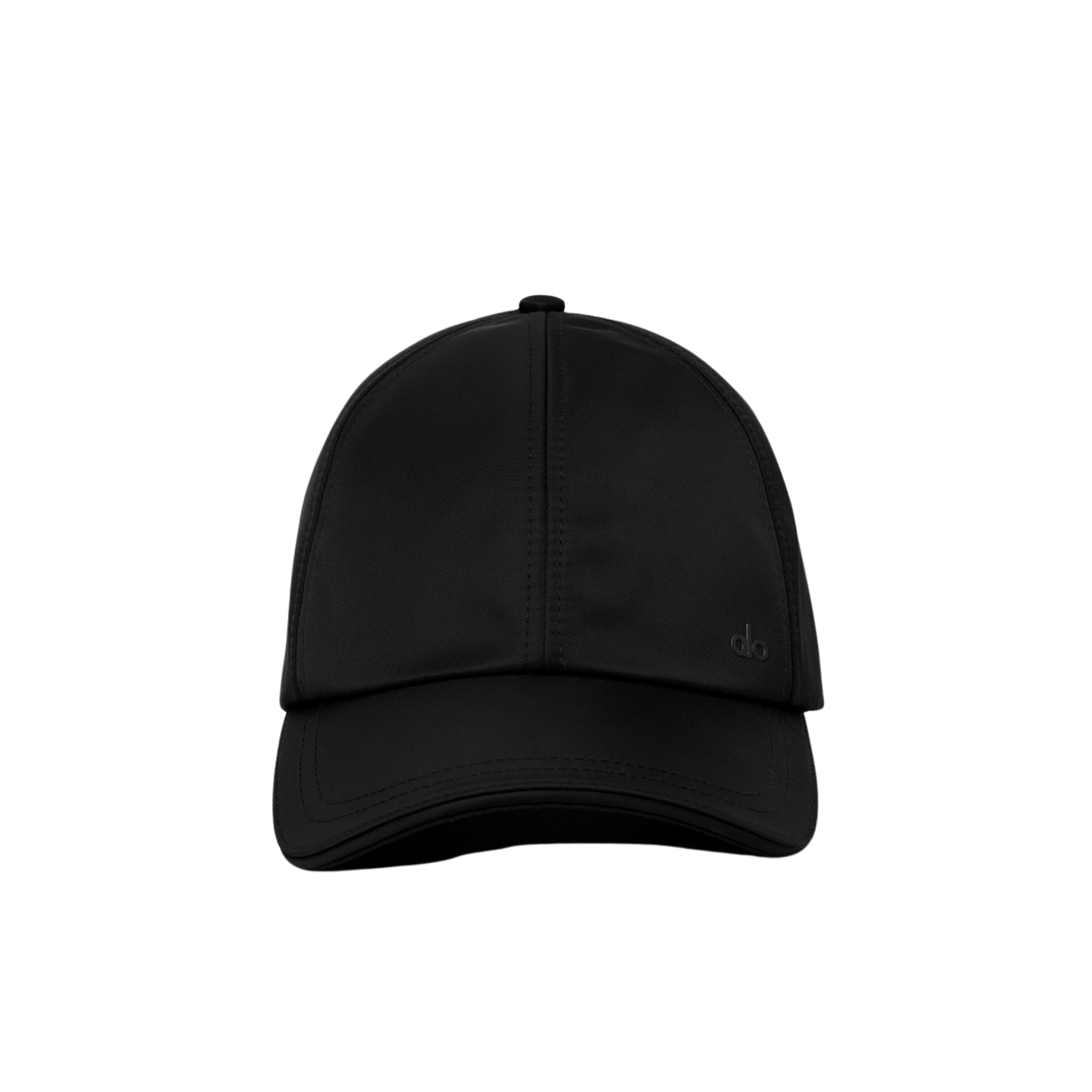 Alo Satin Off-Duty Cap - Black