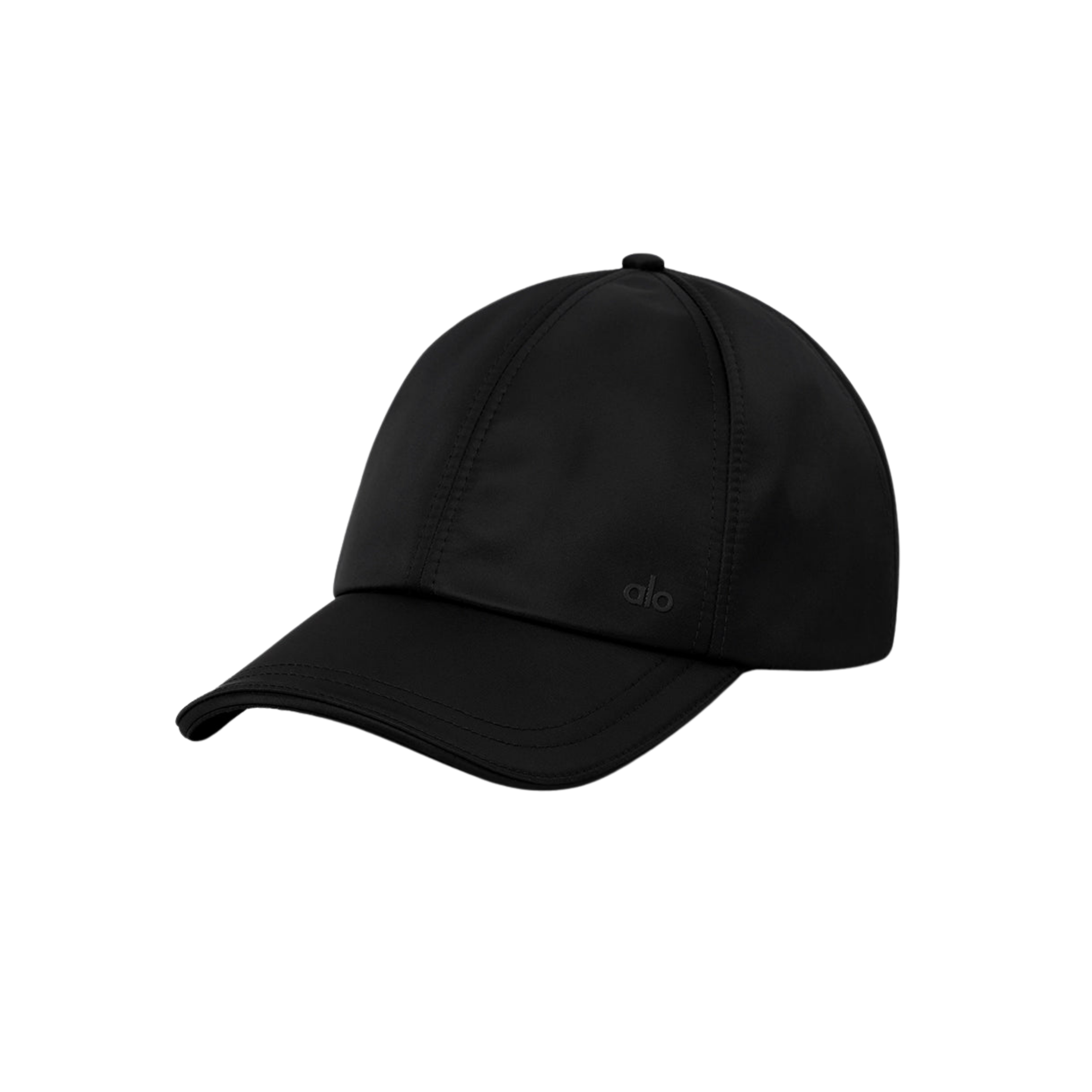 Alo Satin Off-Duty Cap - Black